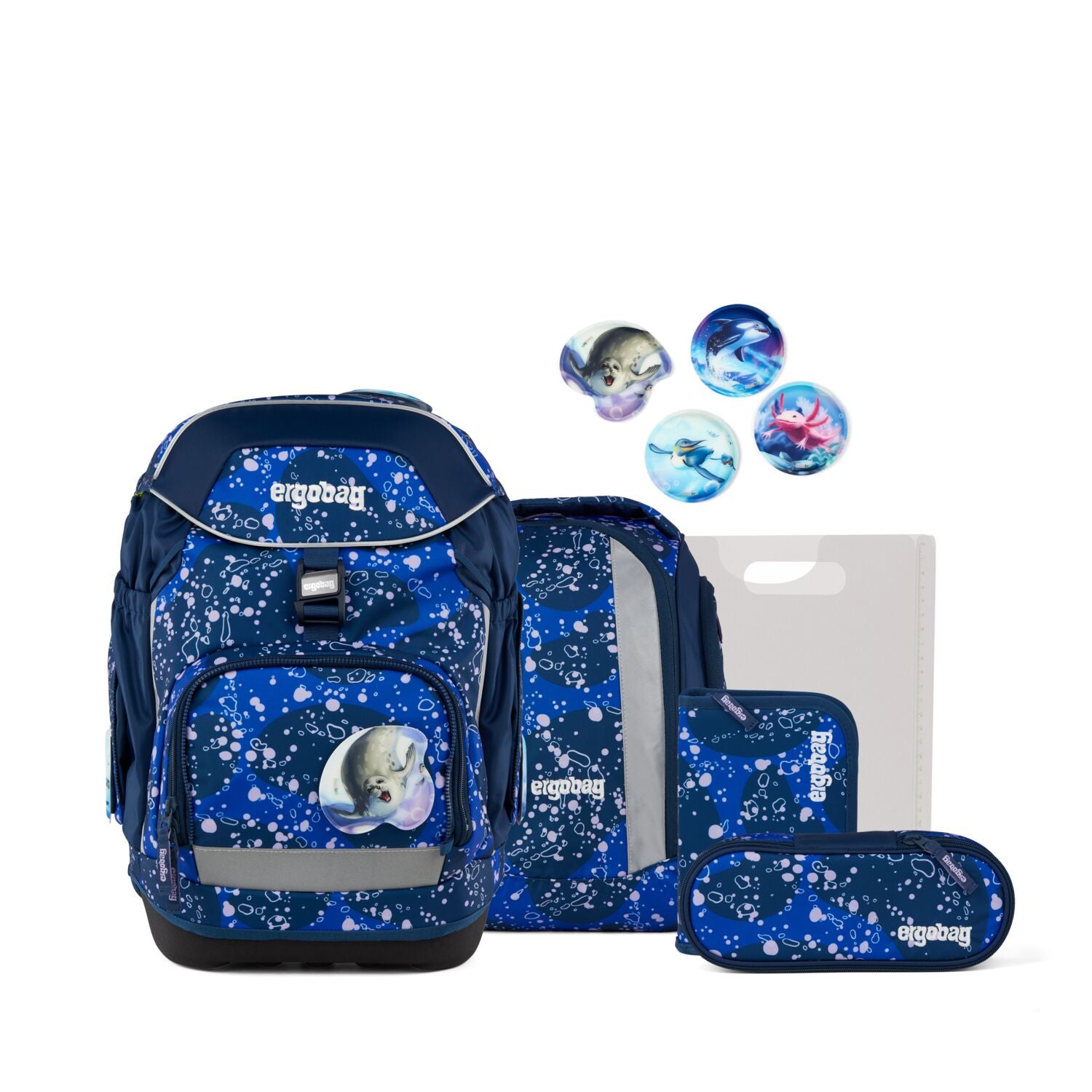 Ergobag Pack Schulranzen-Set, OzeanBärwohner