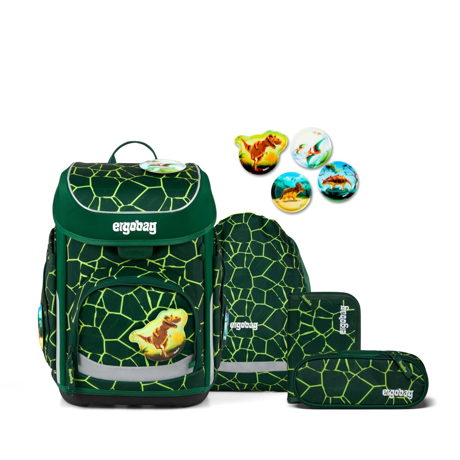 Ergobag Cubo Schulranzen-Set, BärRex