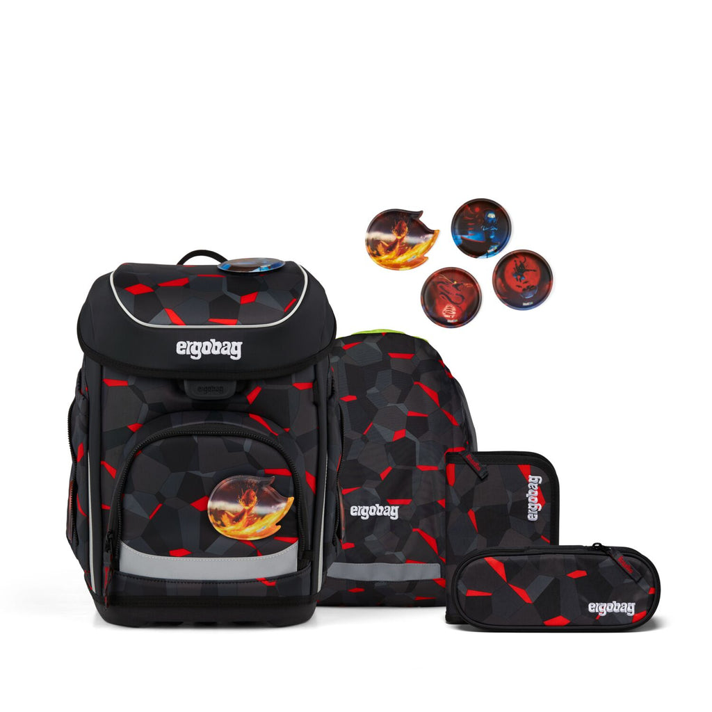 Ergobag Cubo Schulranzen-Set, TaekBärdo
