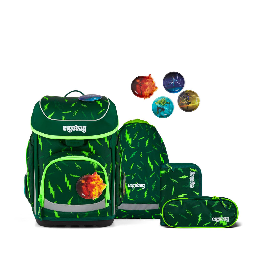Ergobag Cubo Schulranzen-Set, Bärtastisch