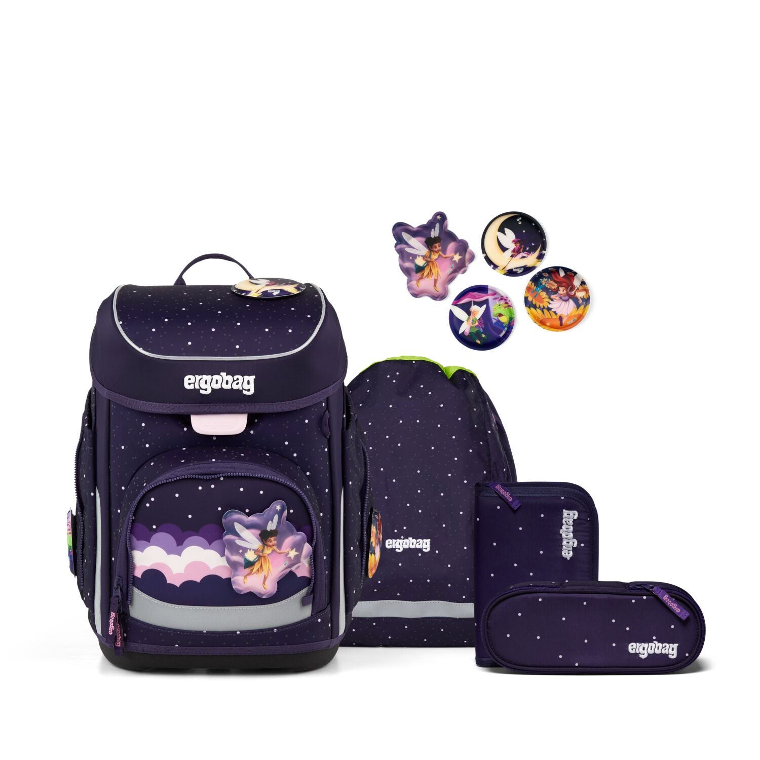 Ergobag Cubo Schulranzen-Set, SternguckBär