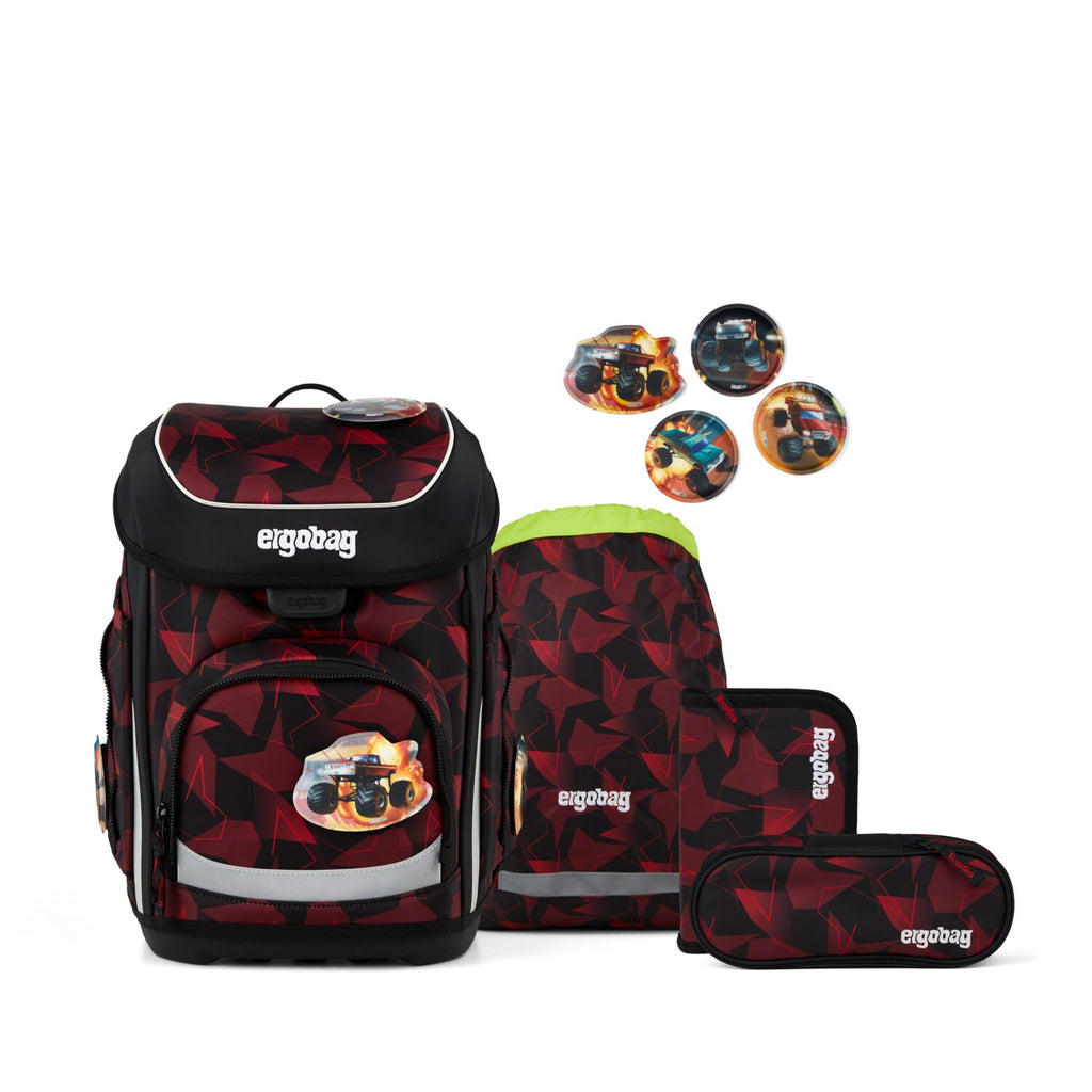 Ergobag Cubo Schulranzen-Set, UnaufhaltBär
