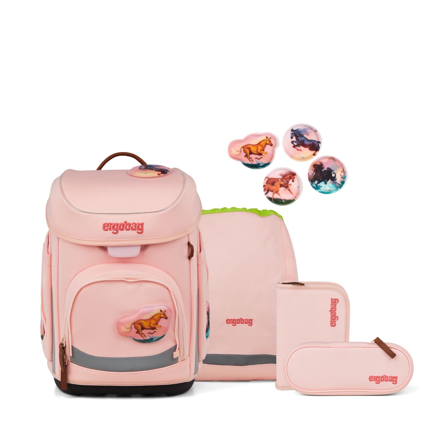 Ergobag Cubo Schulranzen-Set, UnzähmBär