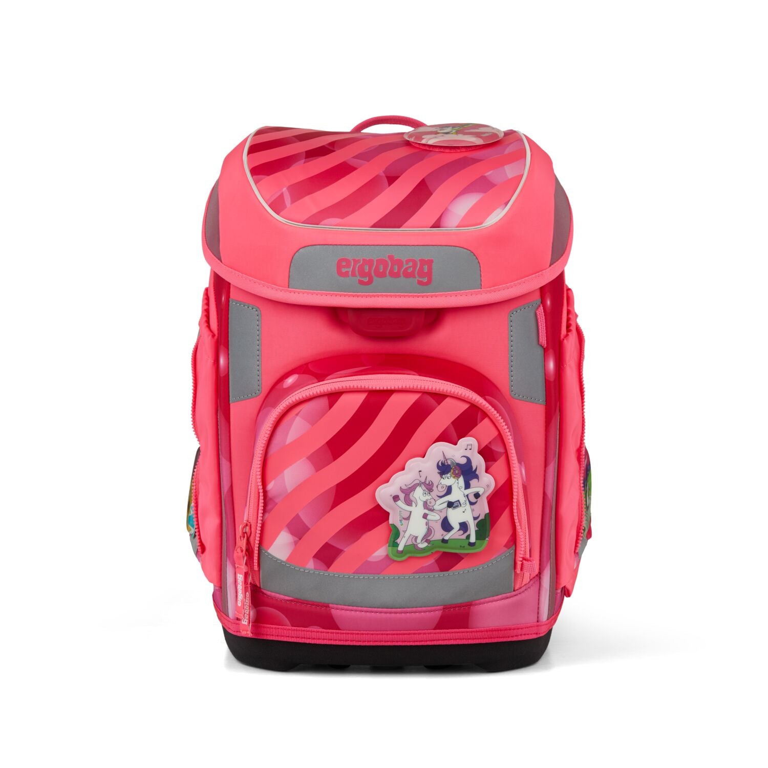 Ergobag Cubo Schulranzen-Set, KuntBärbuntes Einhorn