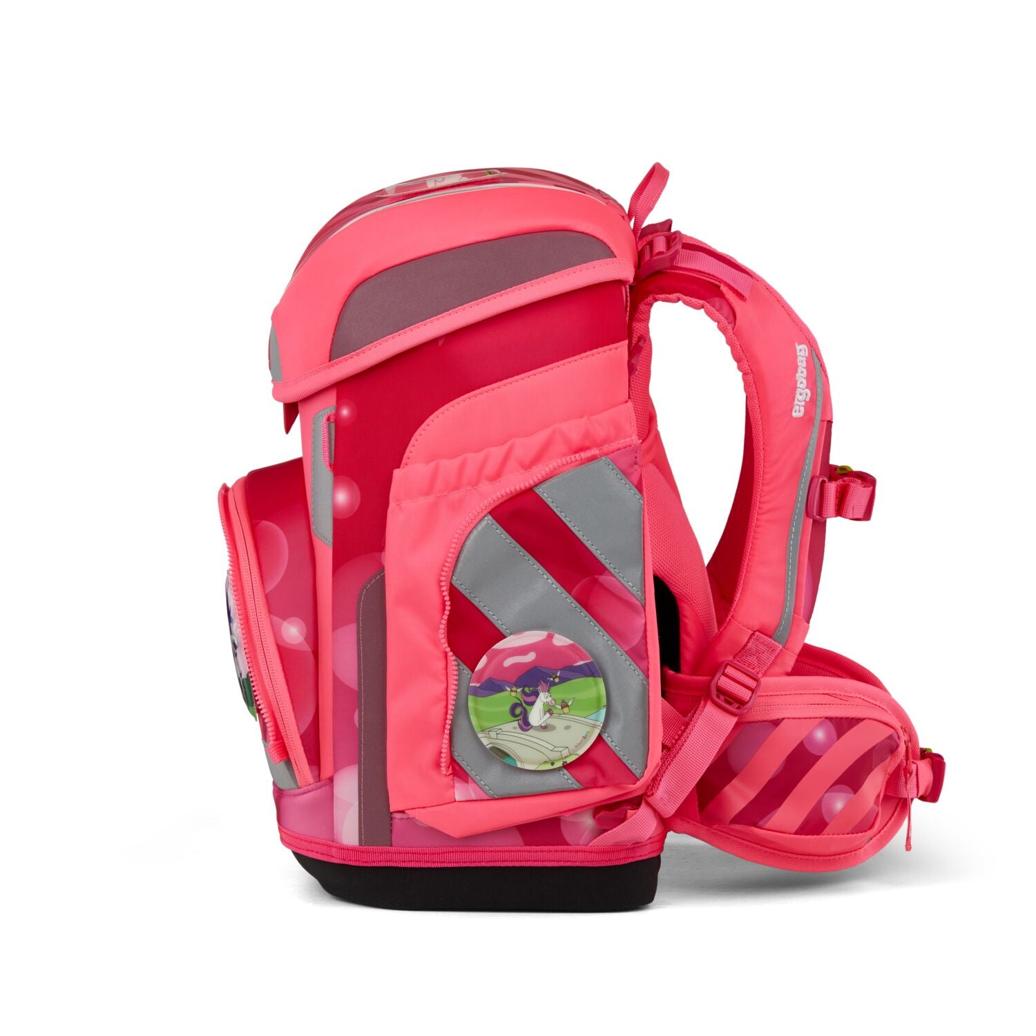 Ergobag Cubo Schulranzen-Set, KuntBärbuntes Einhorn