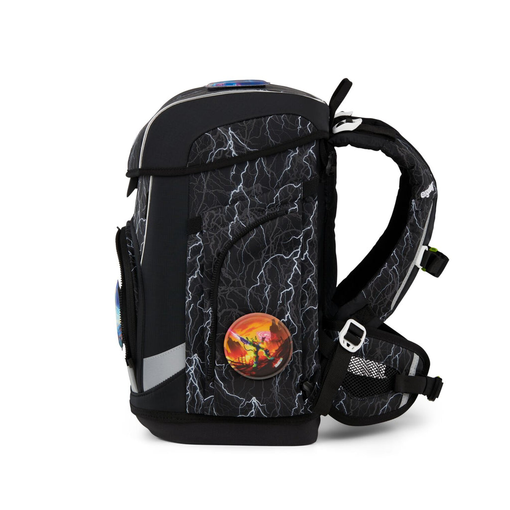 Ergobag Cubo light Schulranzen-Set, Super ReflektBär