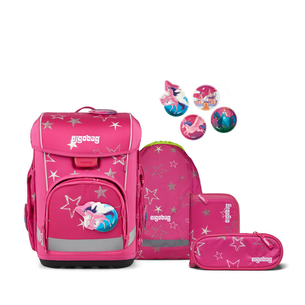 Ergobag Cubo light Schulranzen-Set, SternzauBär