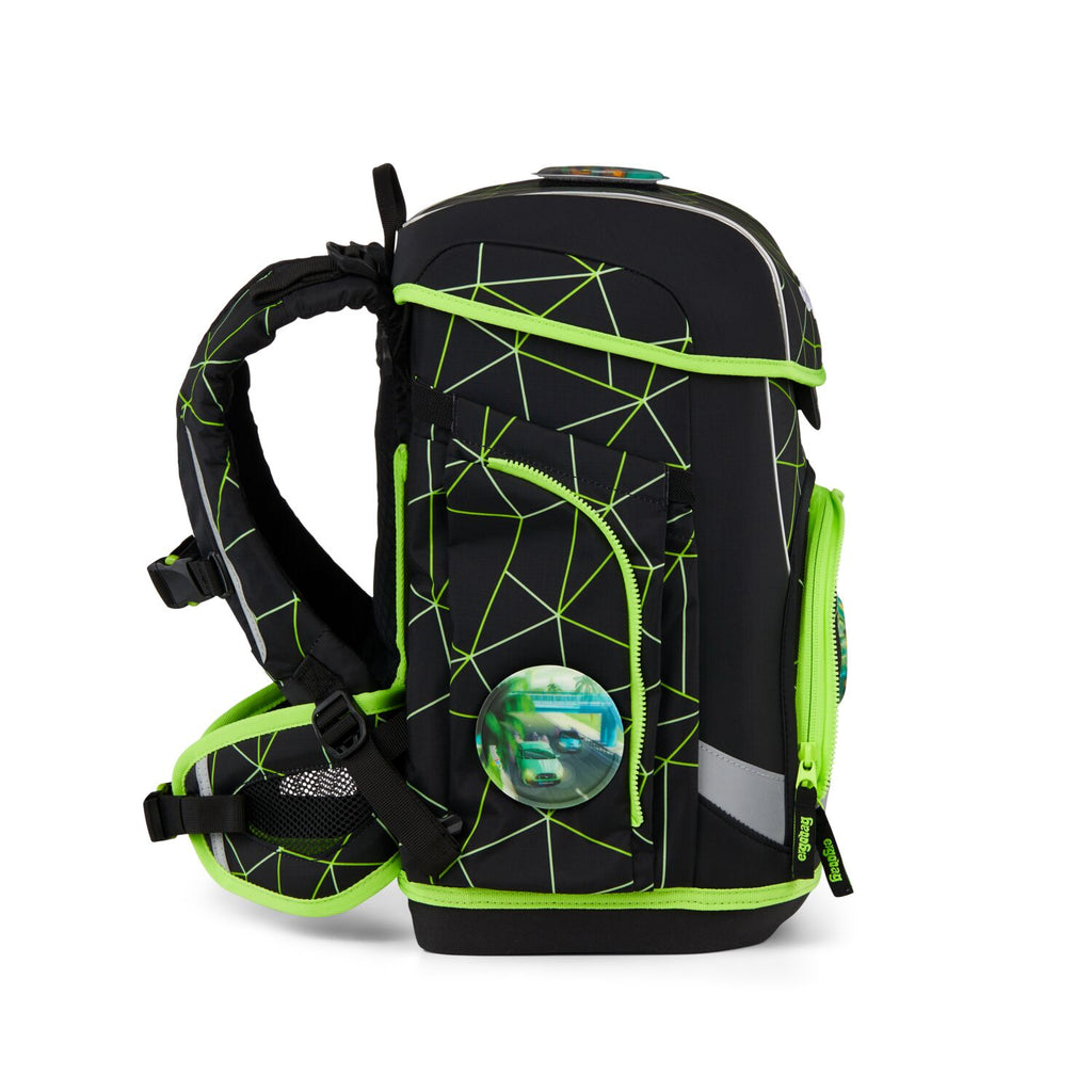 Ergobag Cubo light Schulranzen-Set, CyBär Race
