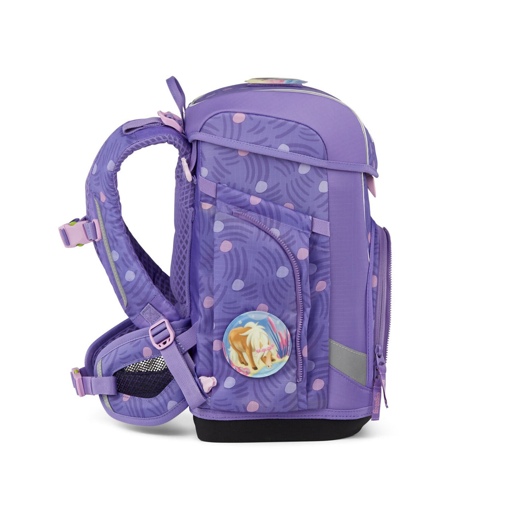 Ergobag Cubo light Schulranzen-Set, PonyBäradies