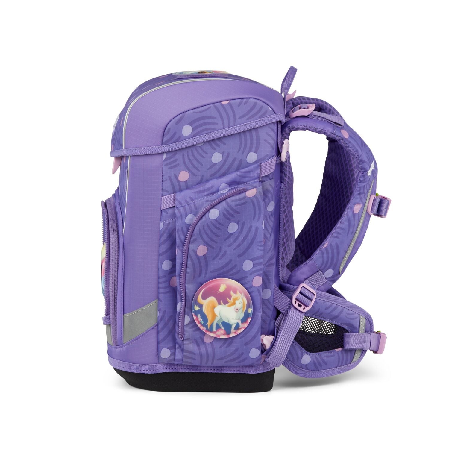 Ergobag Cubo light Schulranzen-Set, PonyBäradies