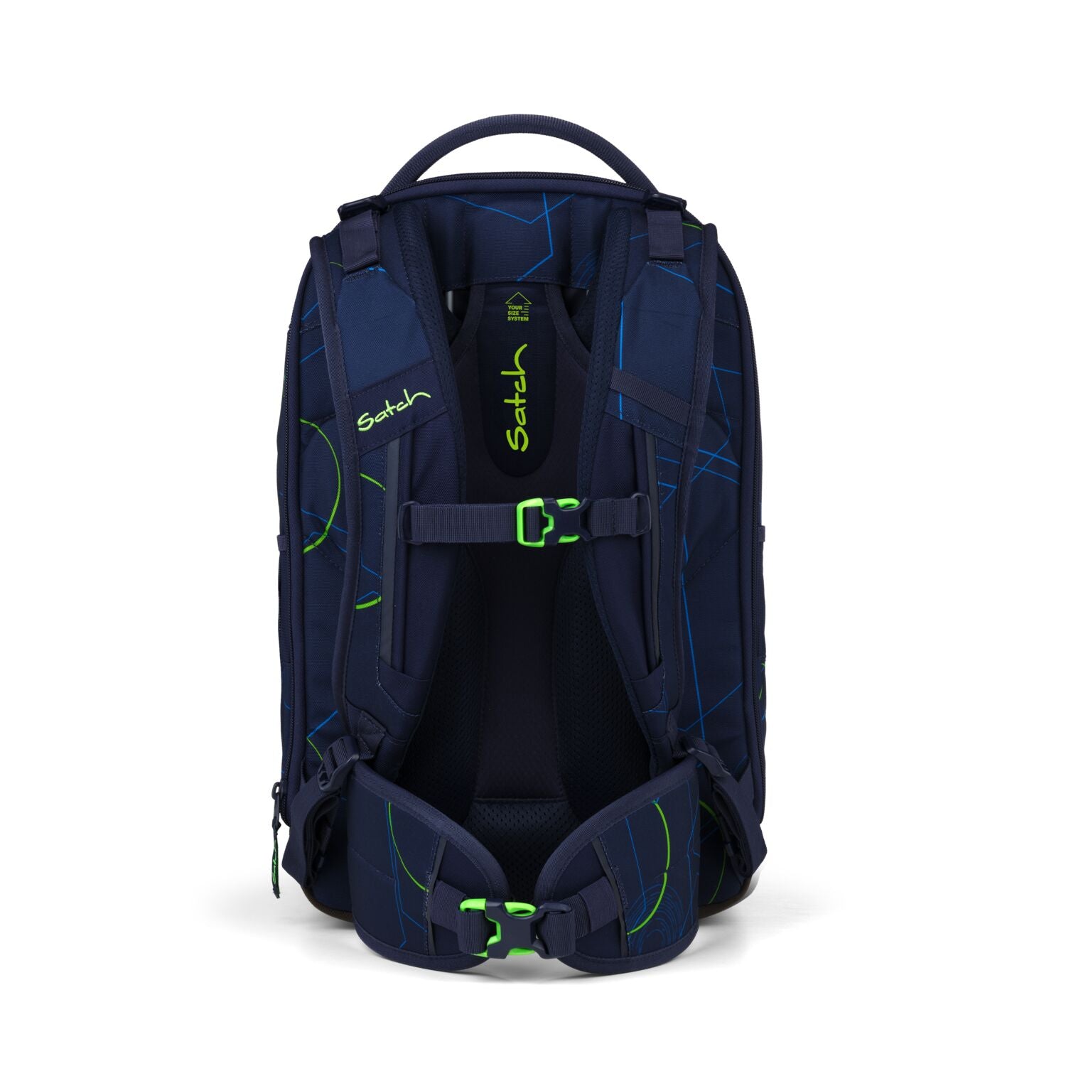 Satch Rucksack Match Plus, Blue Tech
