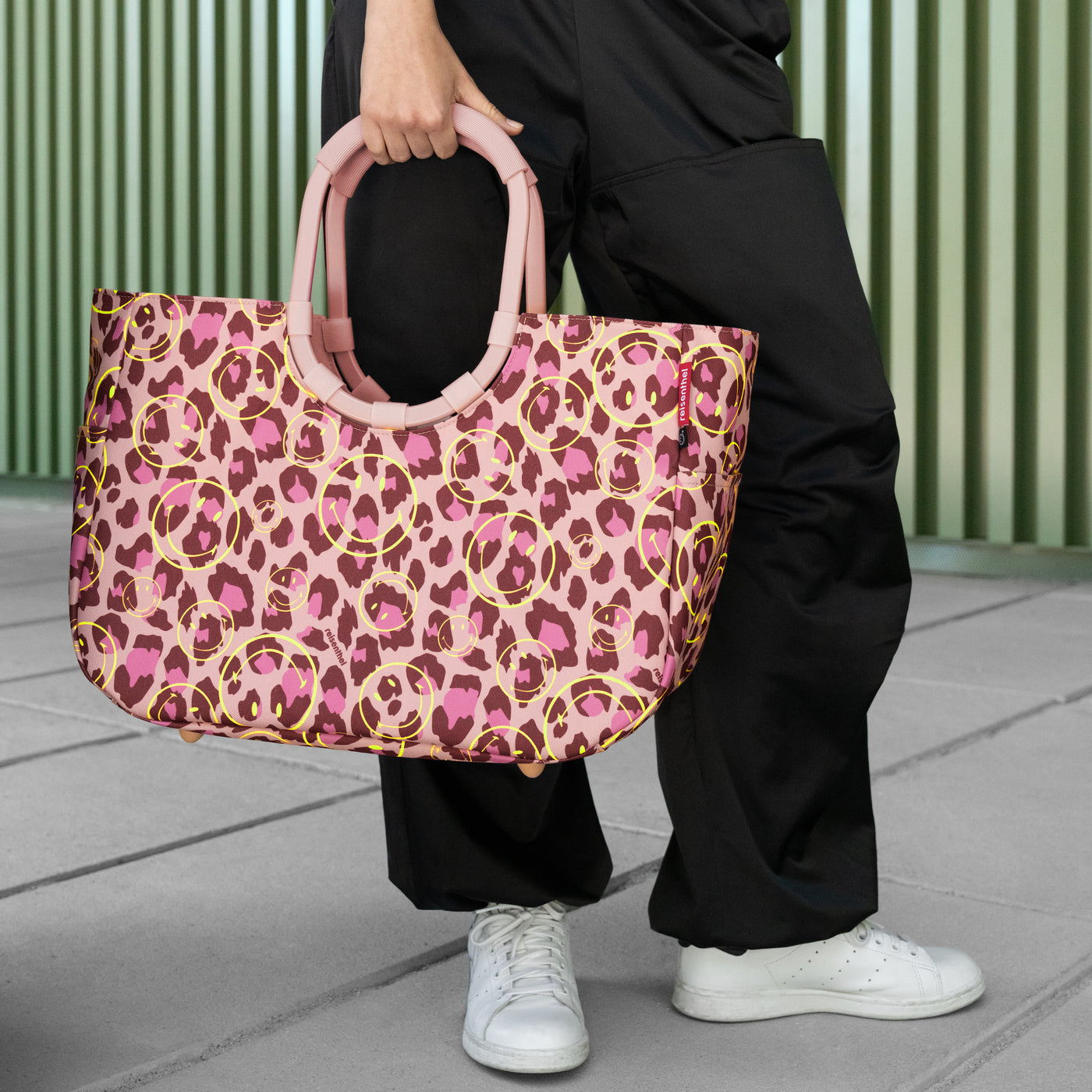 Reisenthel Loopshopper L, Smiley Leo Blush – Produktansicht 2