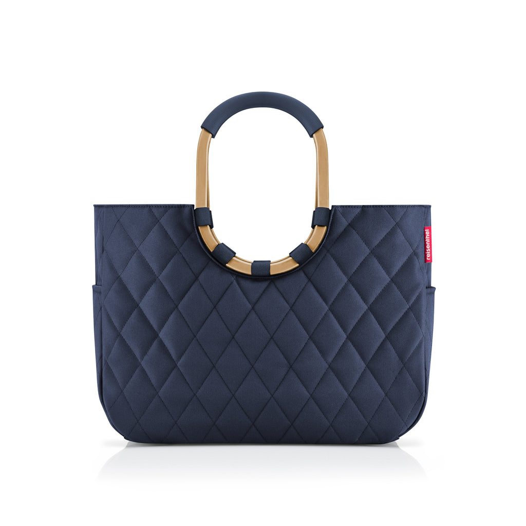 Reisenthel Loopshopper L, Rhombus Midnight Gold