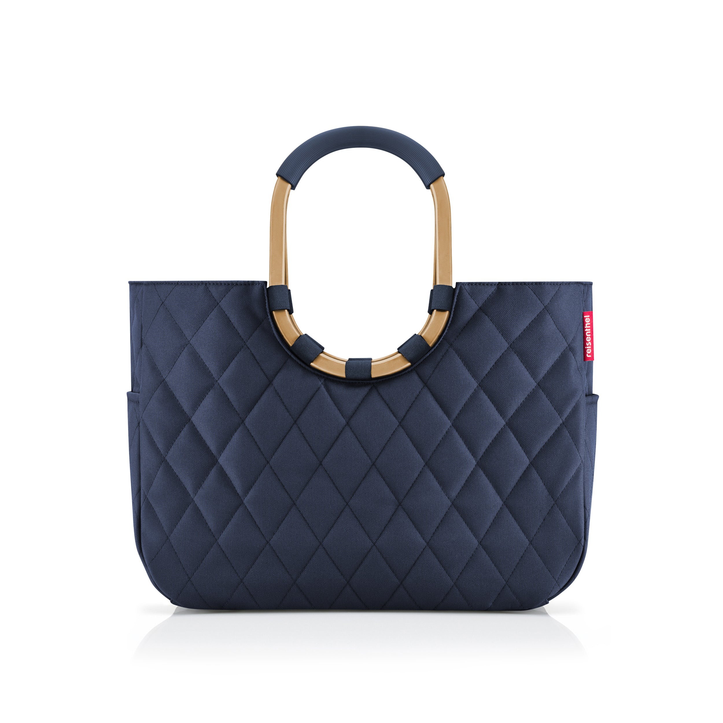 Reisenthel Loopshopper L, Rhombus Midnight Gold