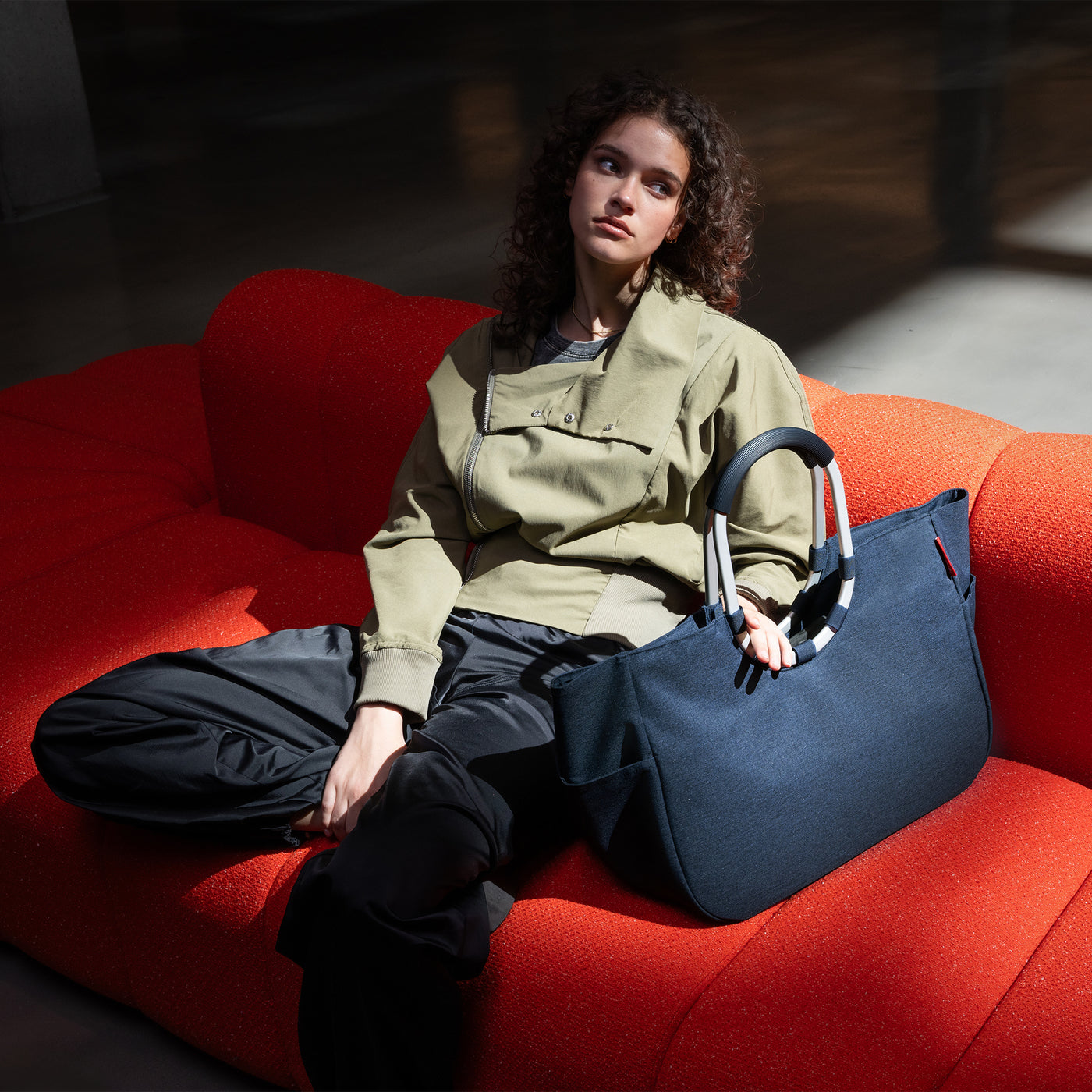 Reisenthel Loopshopper L, Twist Navy – Produktansicht 2
