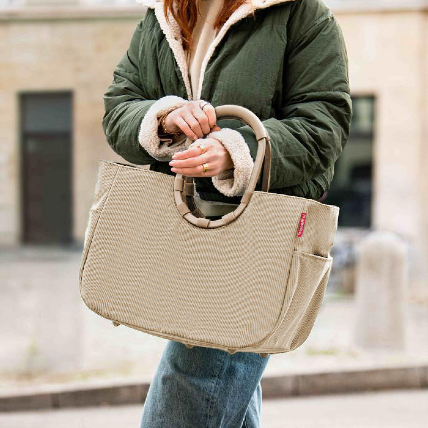 Reisenthel Loopshopper L, Cord Sand – Produktansicht 3
