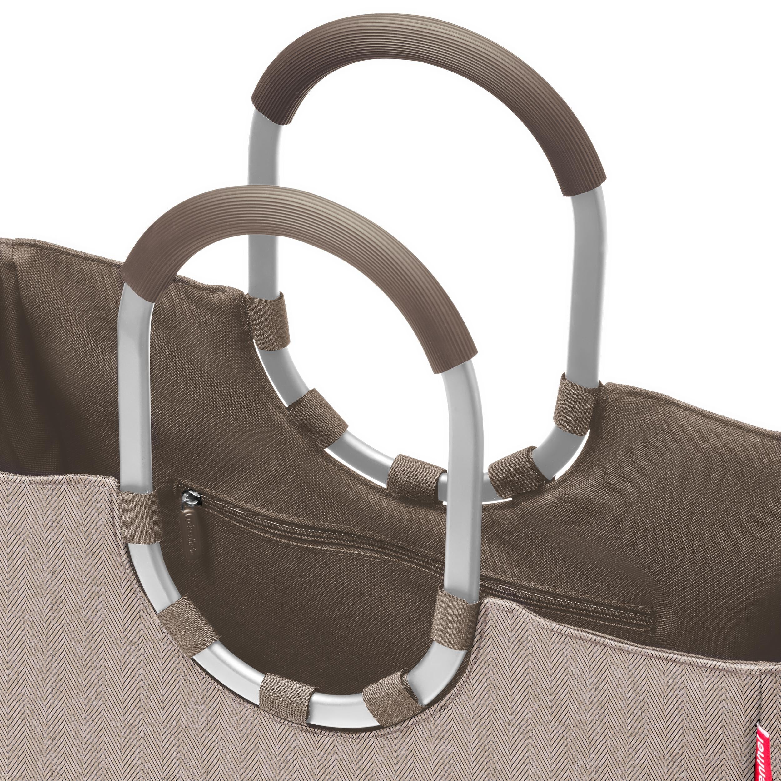 Reisenthel Loopshopper L, Herringbone Mokka