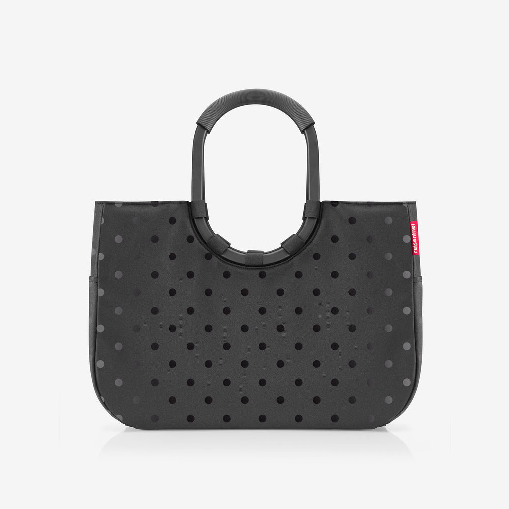 Reisenthel Loopshopper L, Glossy Dots Black