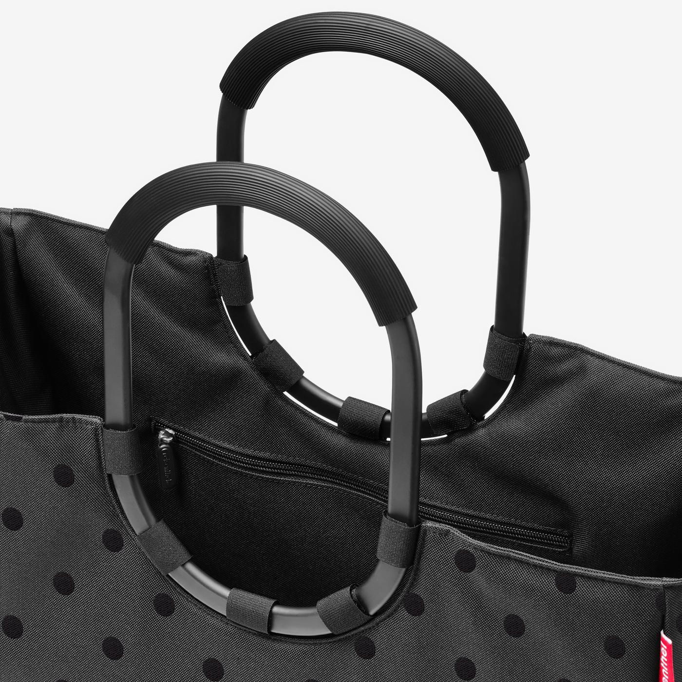 Reisenthel Loopshopper L, Glossy Dots Black – Produktansicht 4