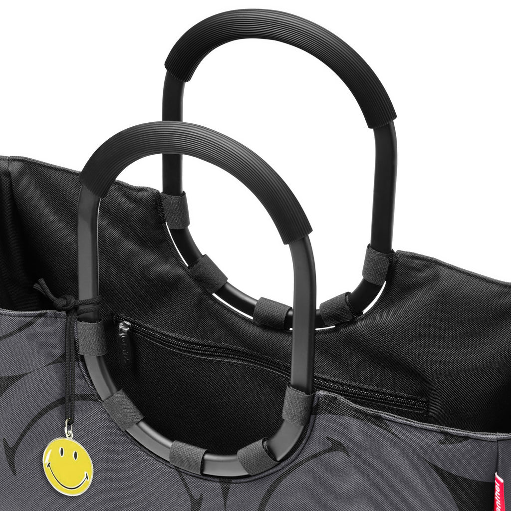 Reisenthel Loopshopper L, Smiley Grey