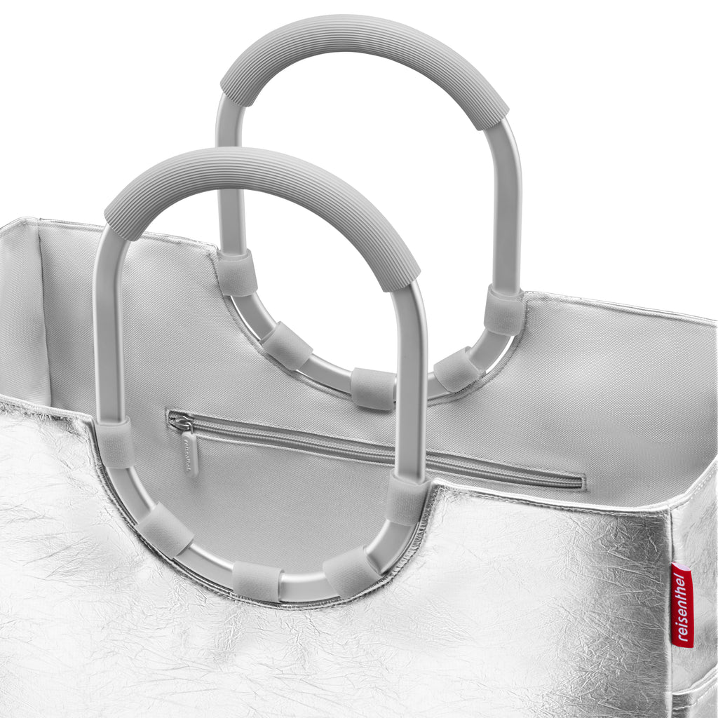 Reisenthel Loopshopper L, Silver Crackle