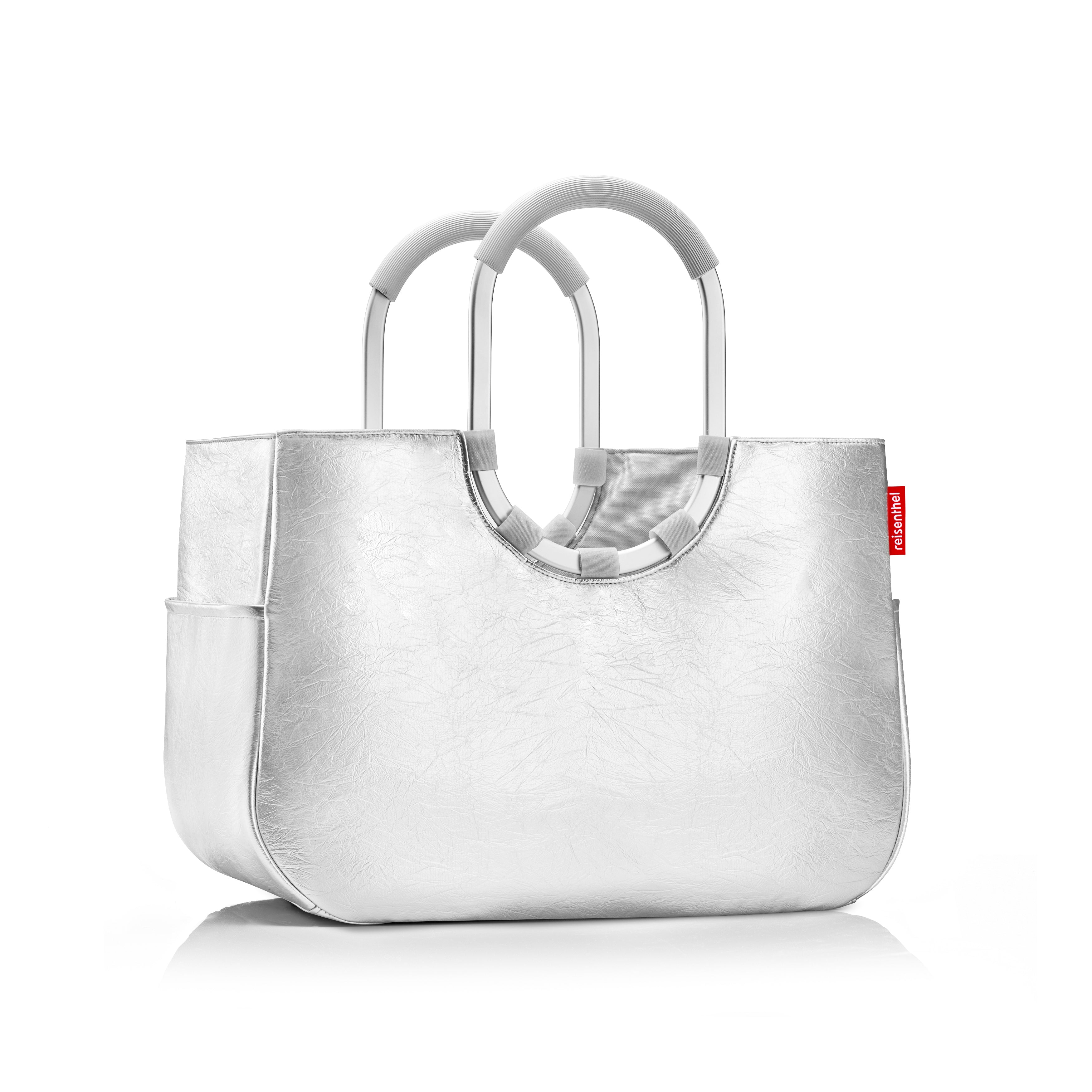 Reisenthel Loopshopper L, Silver Crackle
