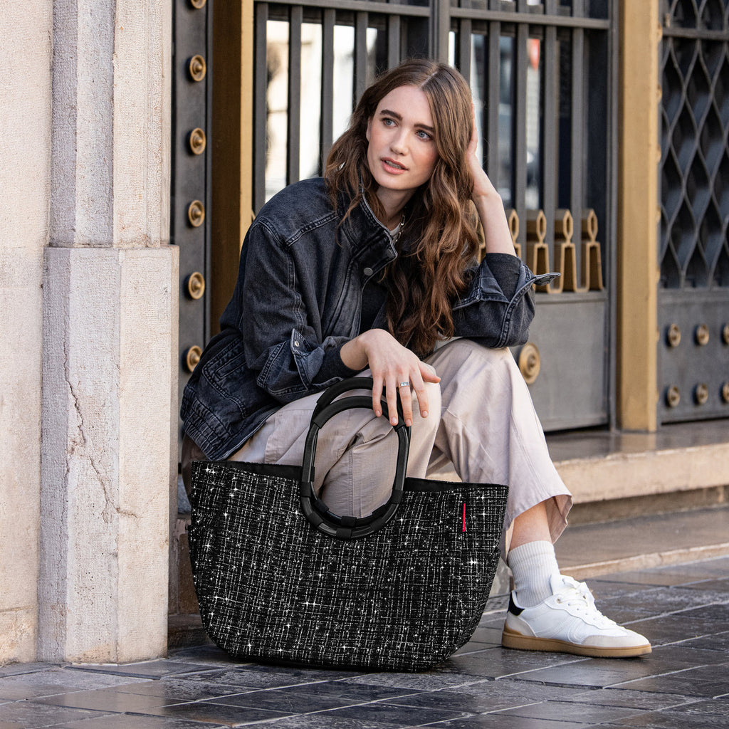 Reisenthel Loopshopper L, Bouclé Black – Produktansicht 3