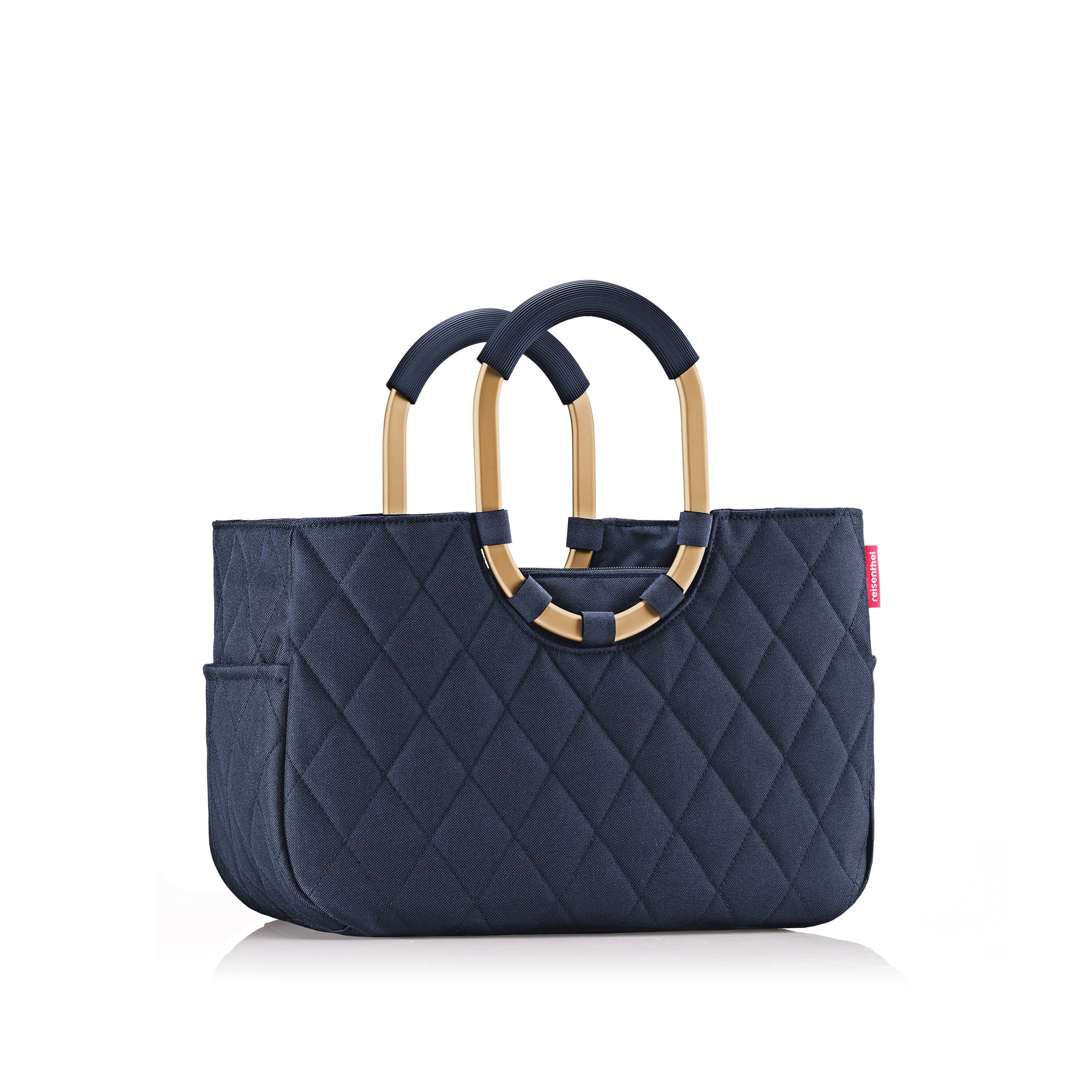 Reisenthel Loopshopper M, Rhombus Midnight Gold