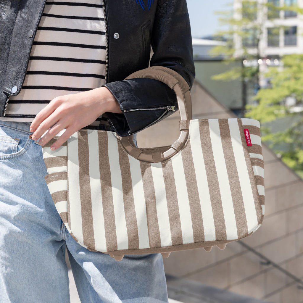 Reisenthel Loopshopper M, Summerstripes Coffee – Produktansicht 3