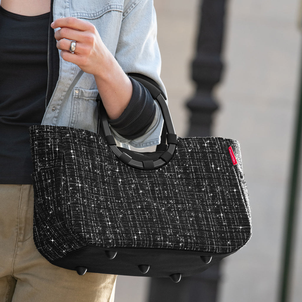 Reisenthel Loopshopper M, Bouclé Black – Produktansicht 2