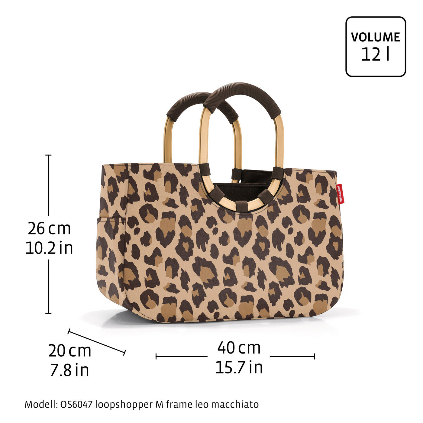 Reisenthel Loopshopper M, Bouclé Black – Produktansicht 8