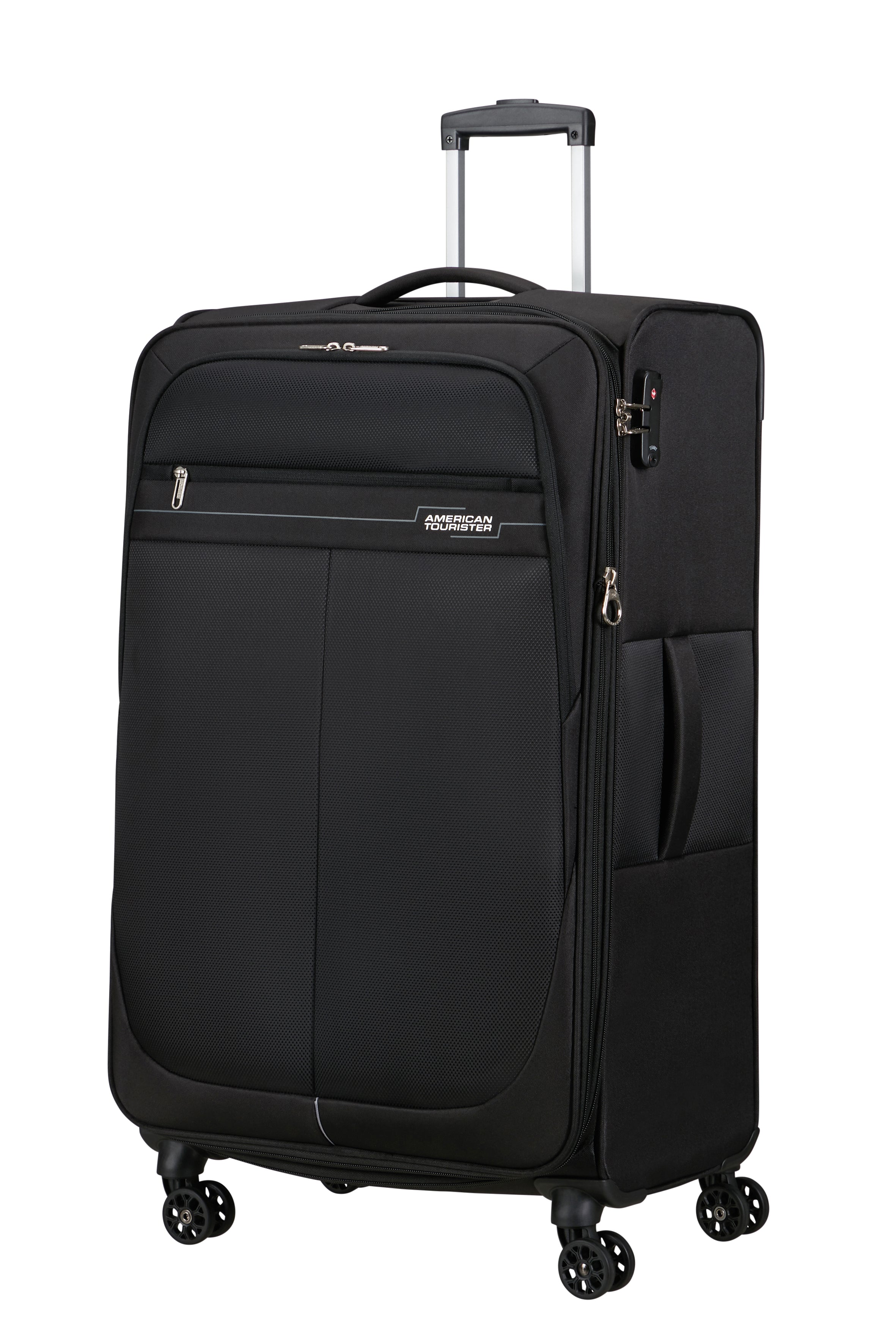 American Tourister DEEP DIVE 4w Trolley L erw., Black/Grey