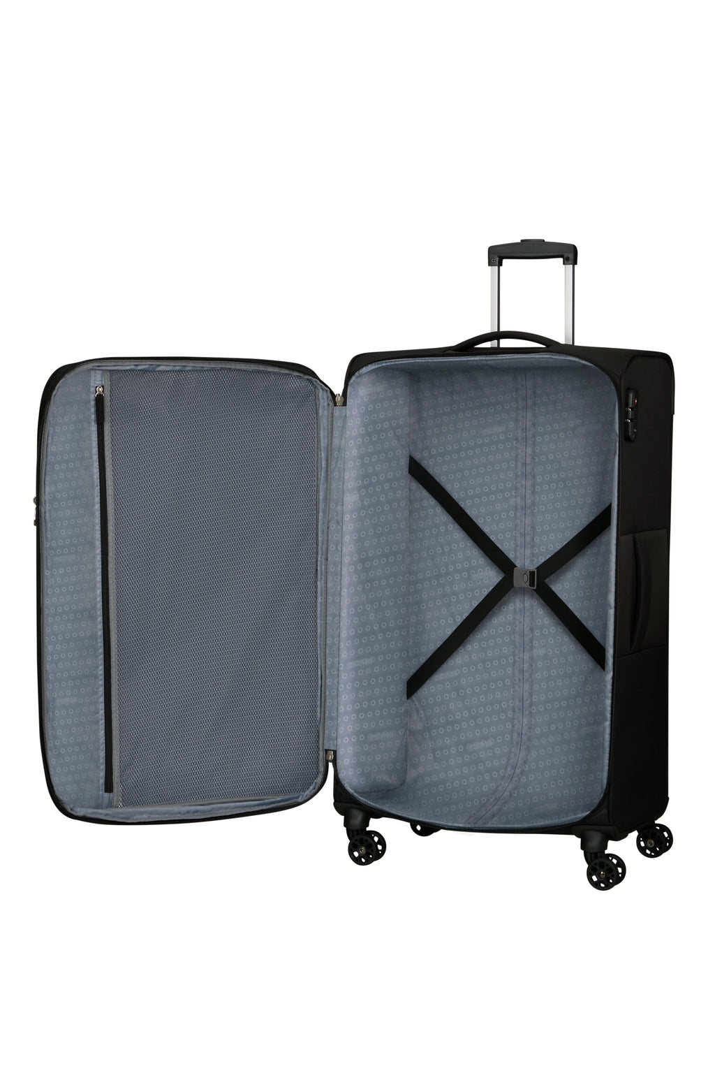 American Tourister DEEP DIVE 4w Trolley L erw., Black/Grey