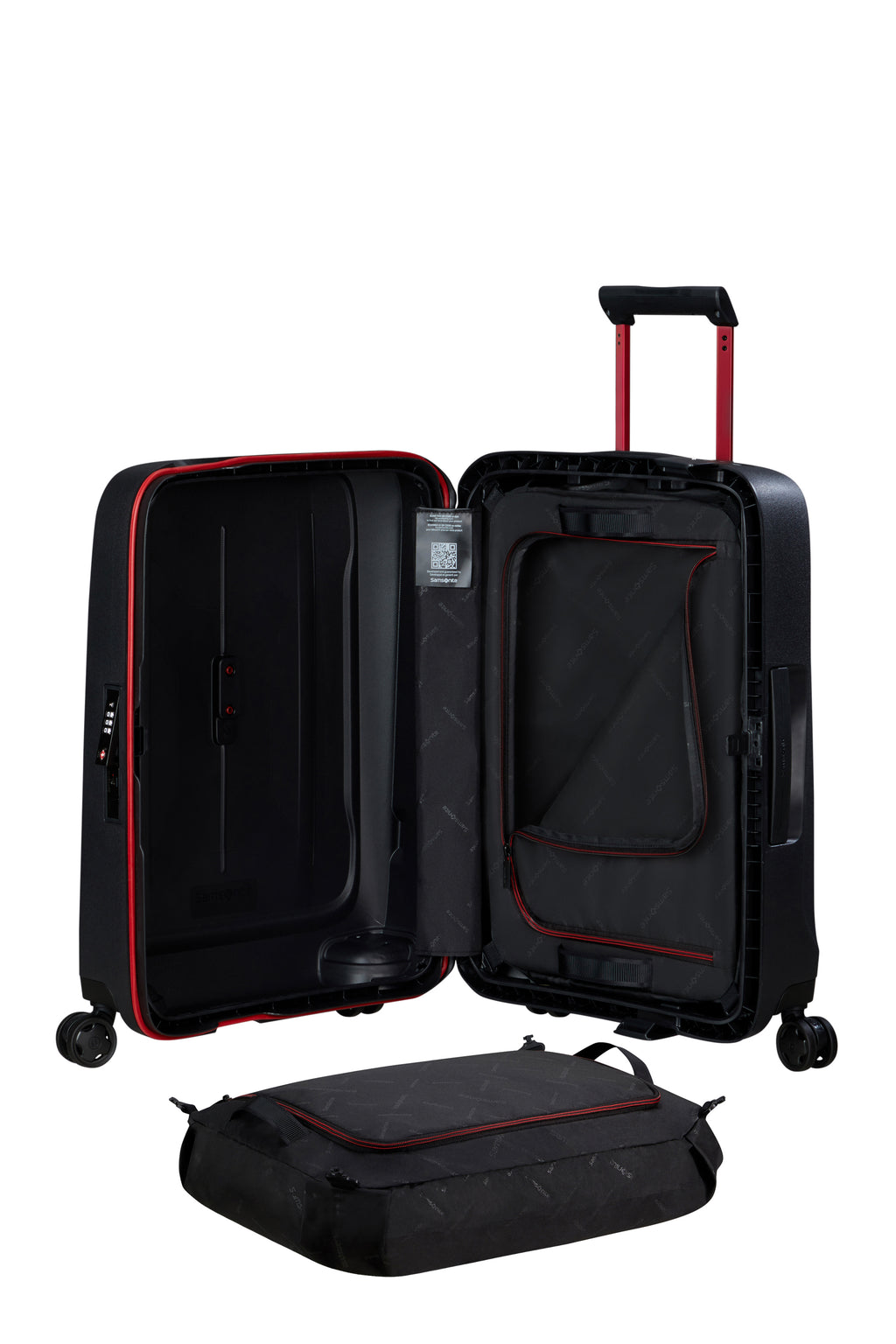 Samsonite ESSENS Trolley S, CHARCOAL/RED