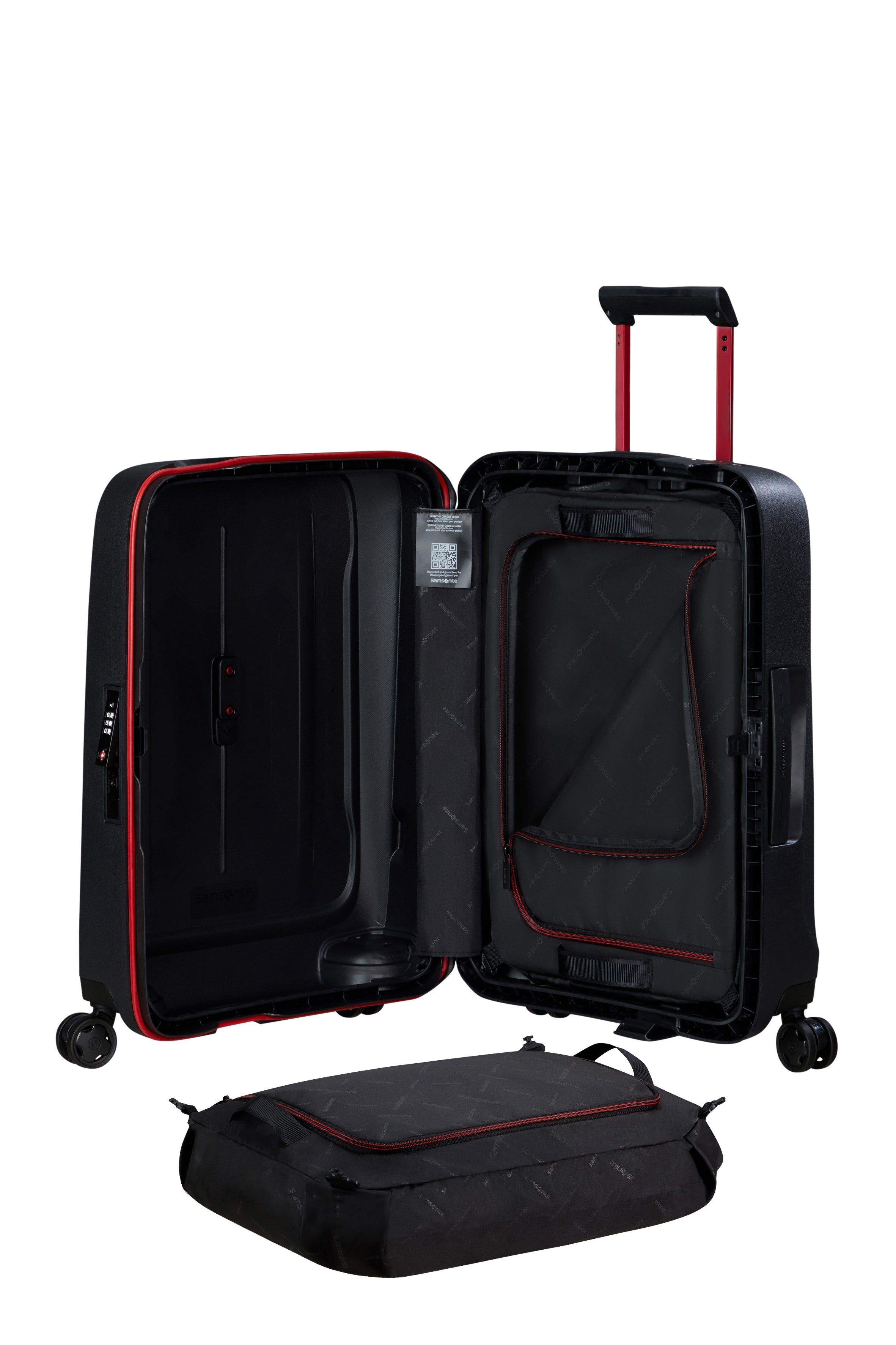 Samsonite ESSENS Trolley S, CHARCOAL/RED