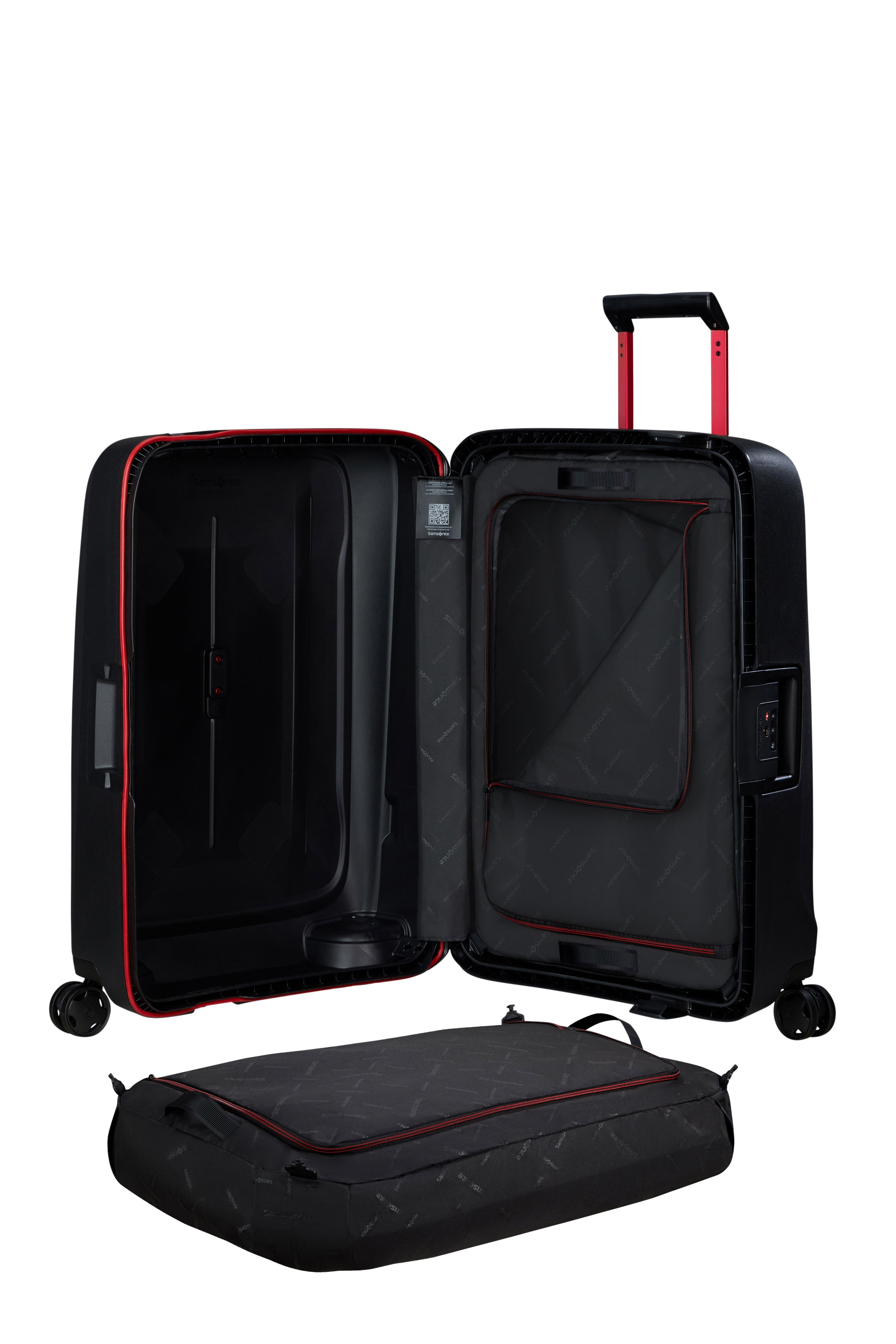 Samsonite ESSENS Trolley M, CHARCOAL/RED