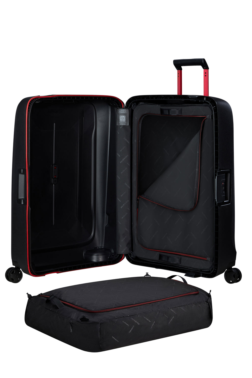 Samsonite ESSENS Trolley L, CHARCOAL/RED