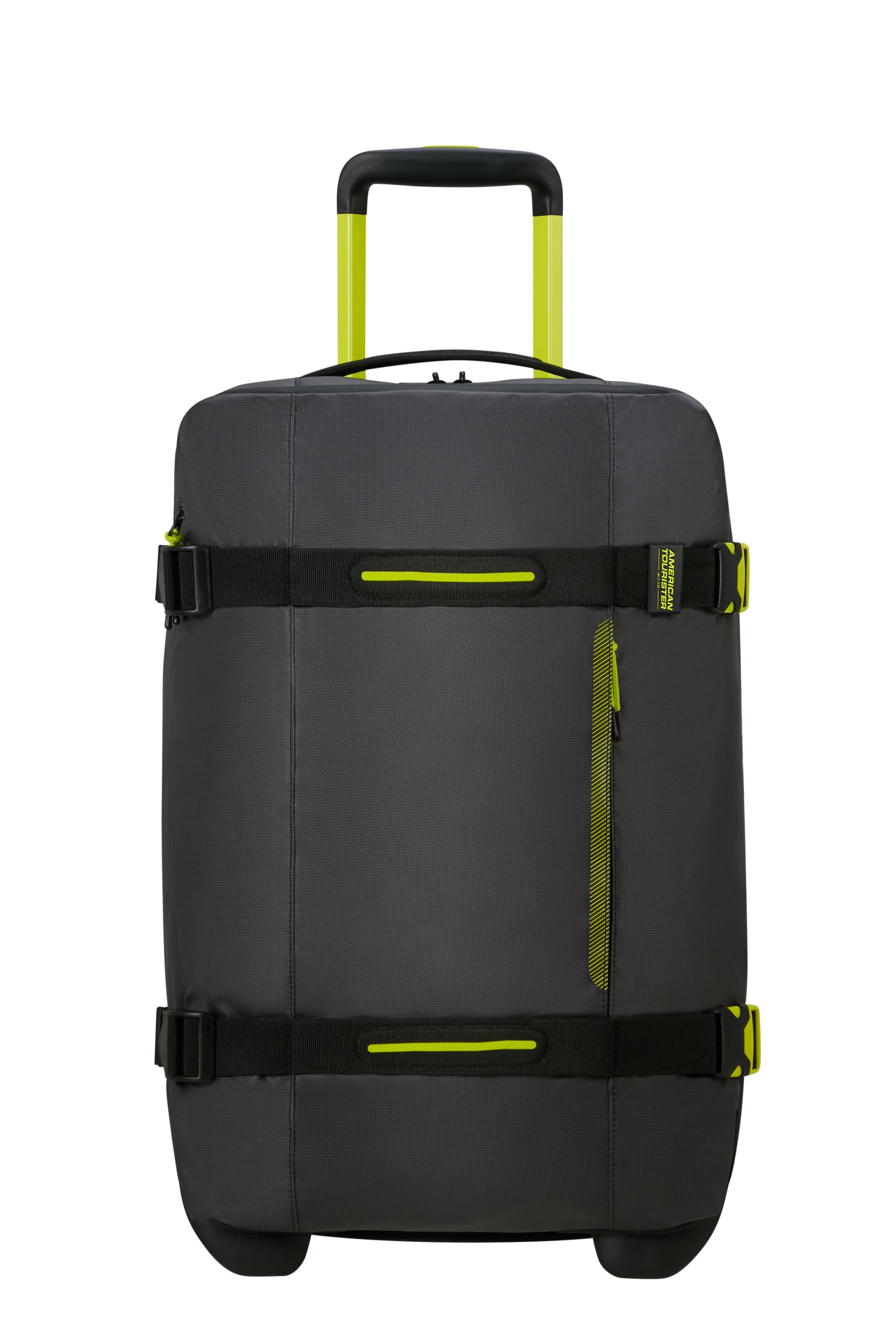 American Tourister URBAN TRACK DUFFLE/WH COATED S, Black/Lime