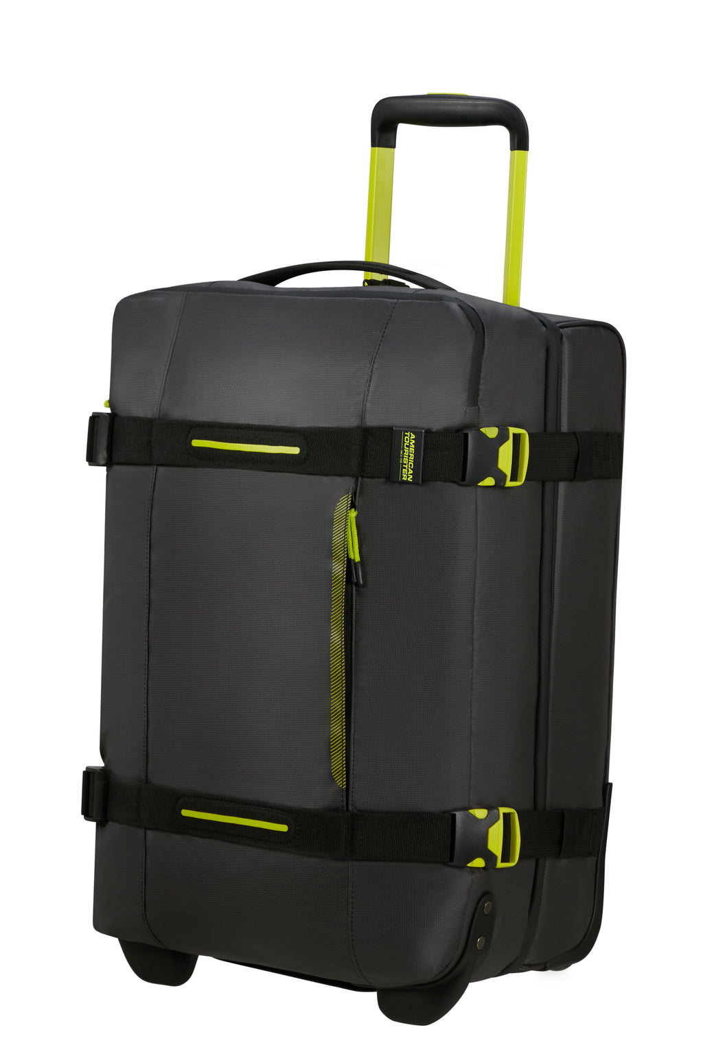 American Tourister URBAN TRACK DUFFLE/WH COATED S, Black/Lime