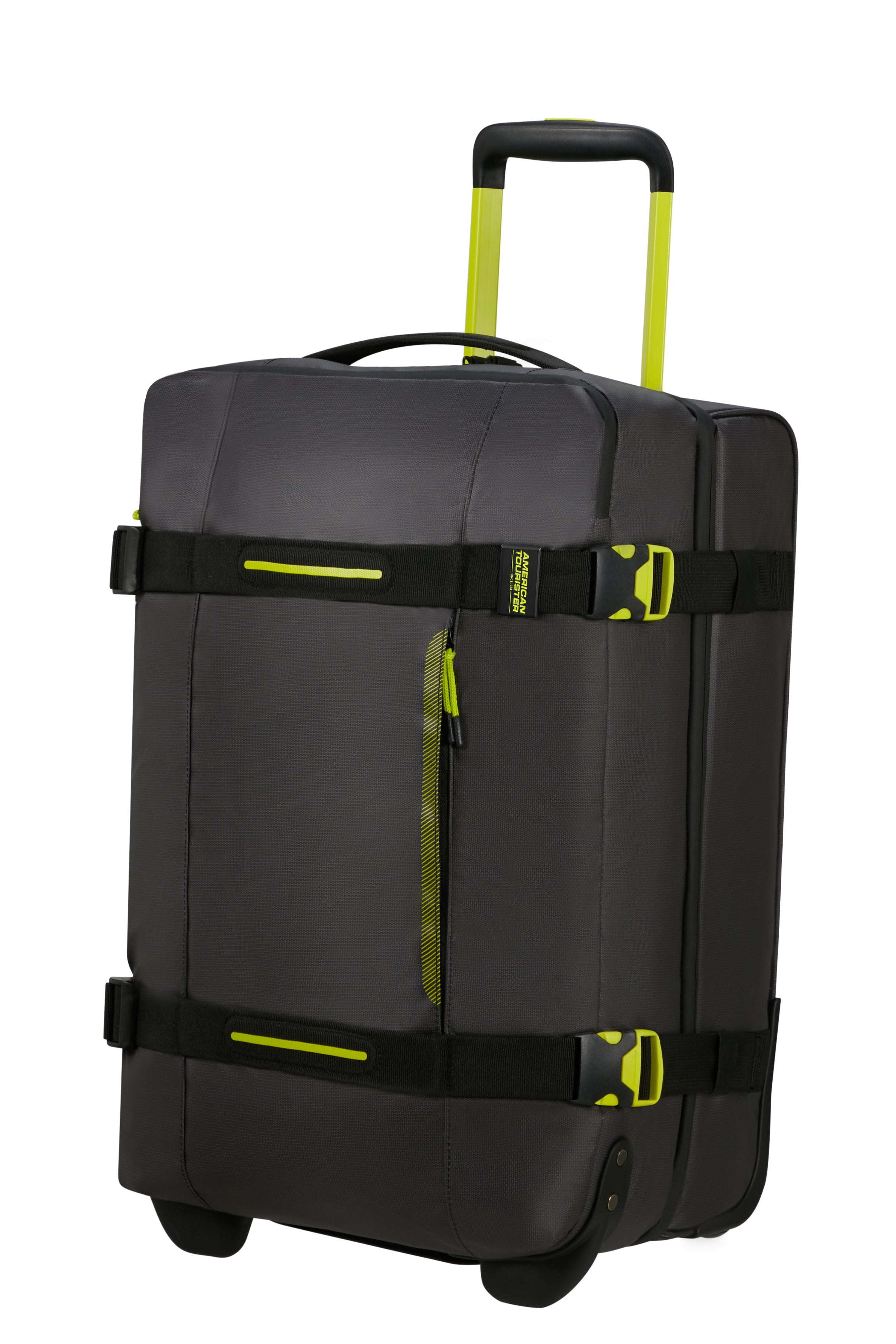 American Tourister URBAN TRACK DUFFLE/WH COATED S, Black/Lime
