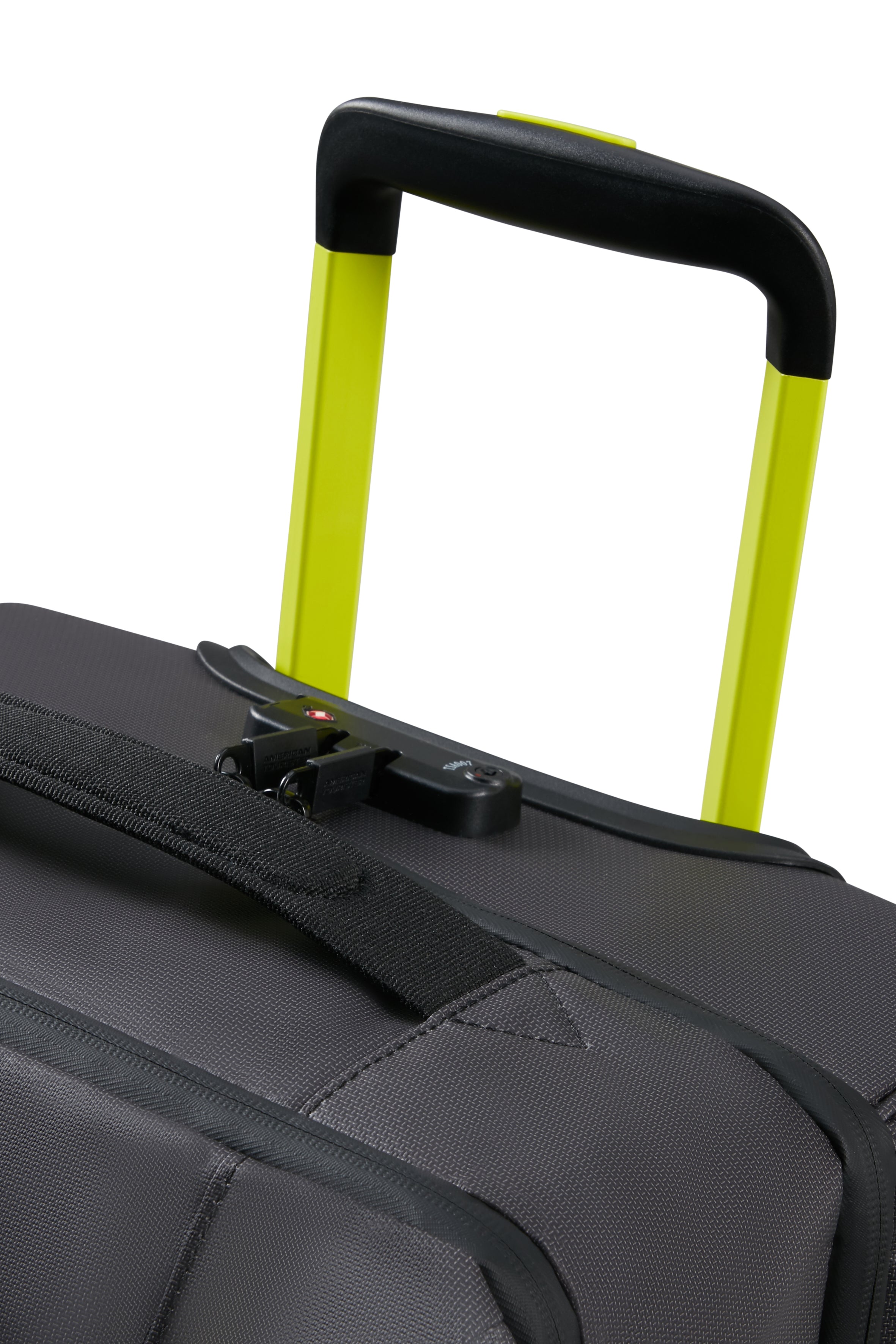 American Tourister URBAN TRACK DUFFLE/WH COATED S, Black/Lime