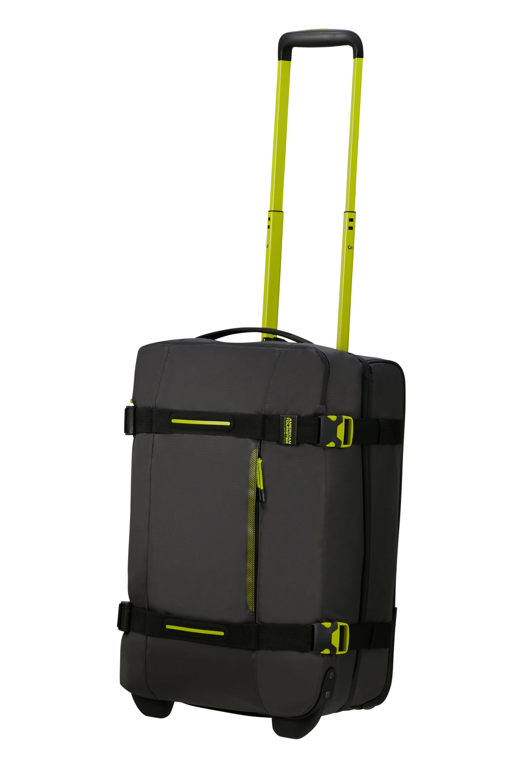 American Tourister URBAN TRACK DUFFLE/WH COATED S, Black/Lime