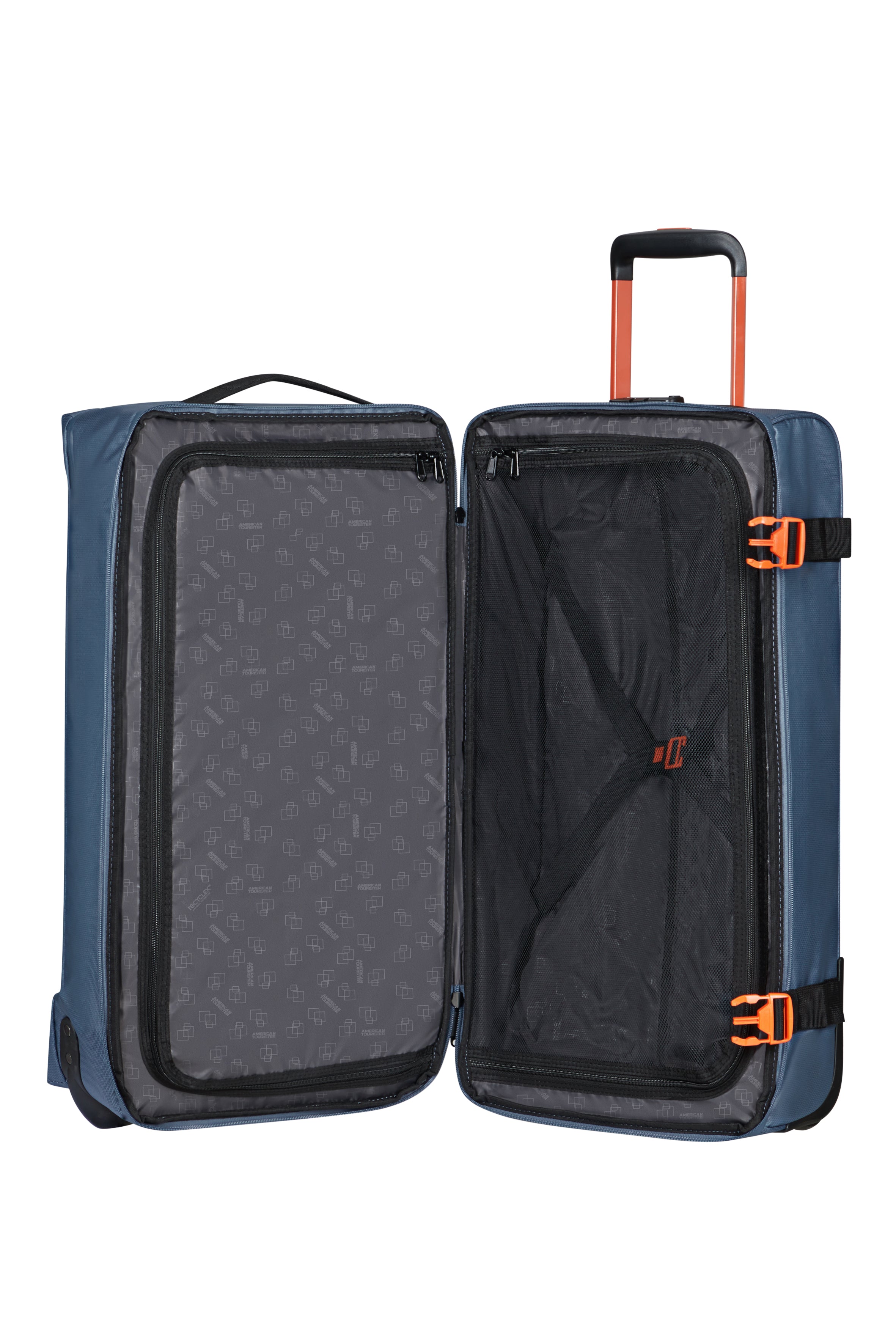 American Tourister URBAN TRACK DUFFLE/WH COATED M, Navy/Orange
