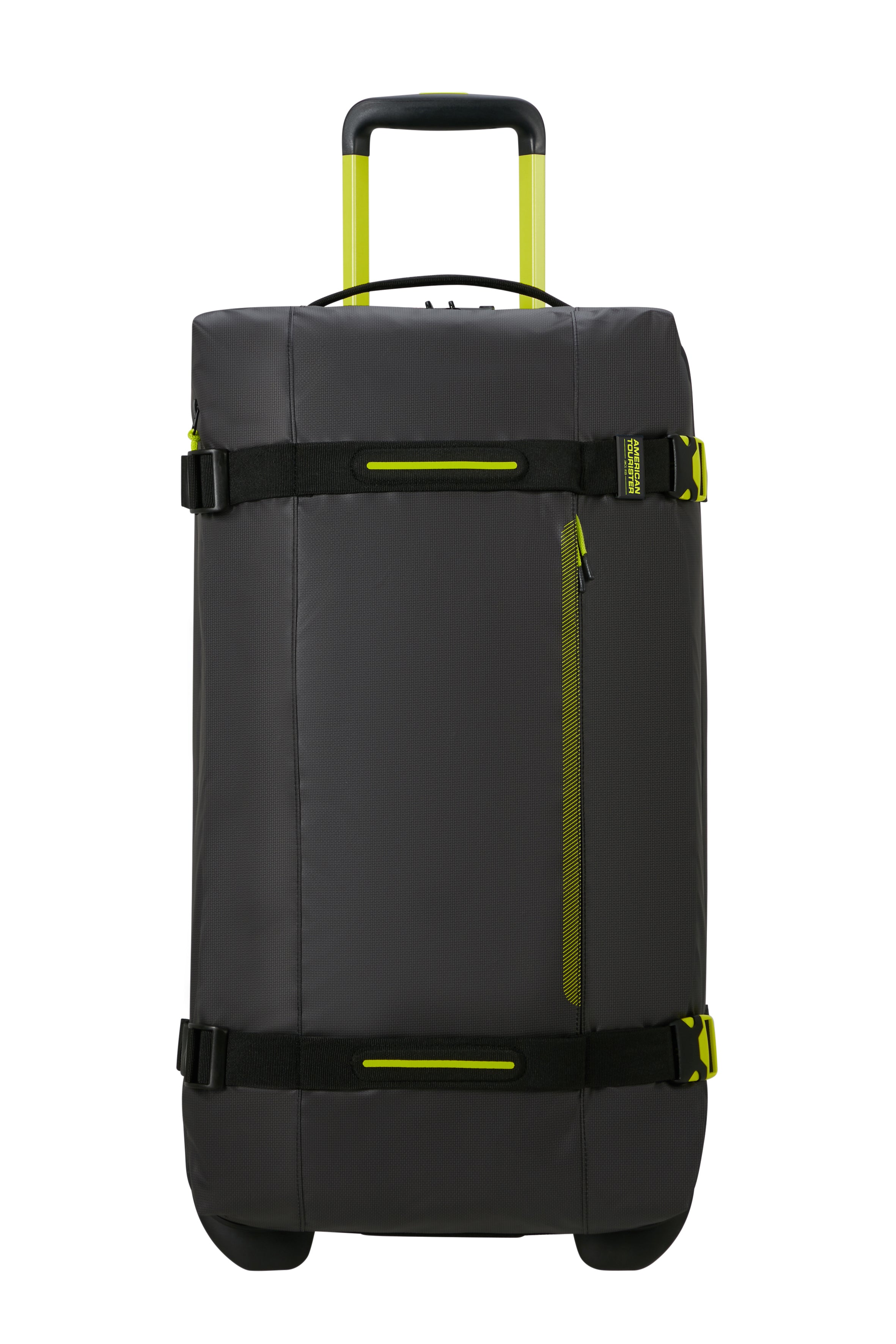American Tourister URBAN TRACK DUFFLE/WH COATED M, Black/Lime