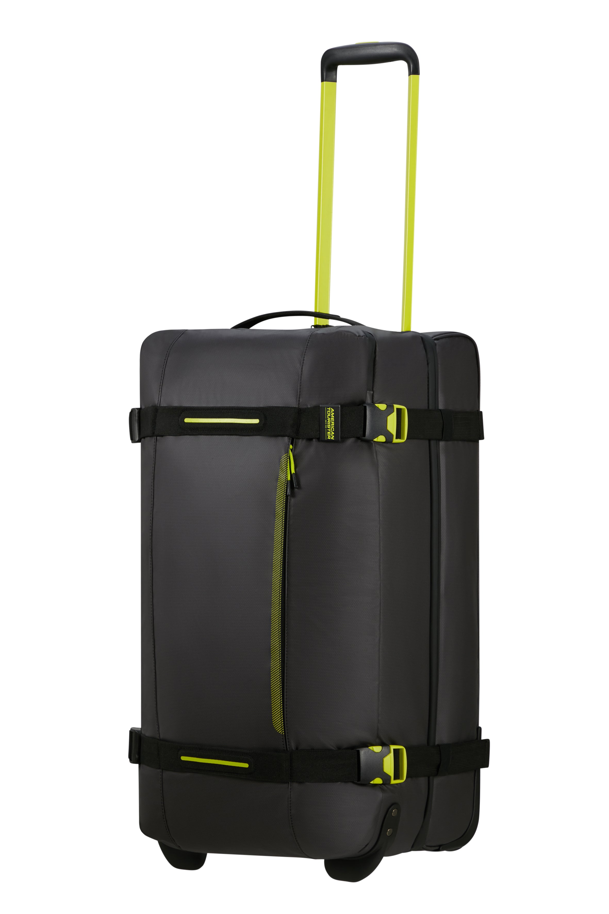 American Tourister URBAN TRACK DUFFLE/WH COATED M, Black/Lime