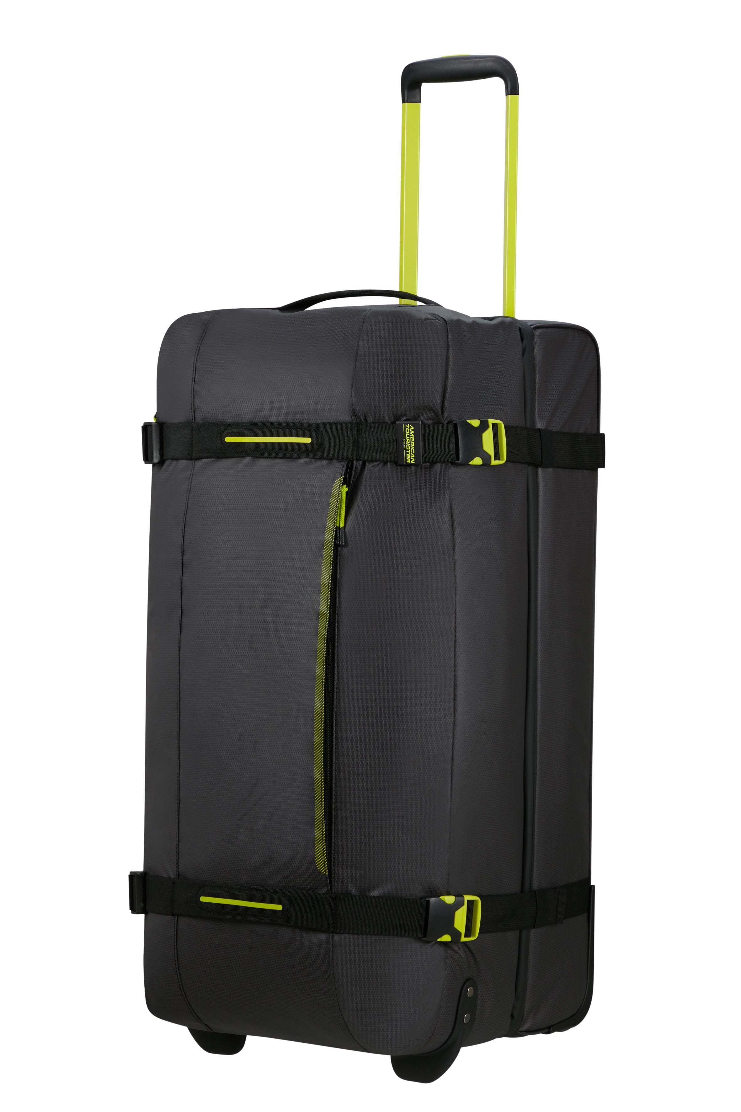 American Tourister URBAN TRACK DUFFLE/WH COATED L, Black/Lime