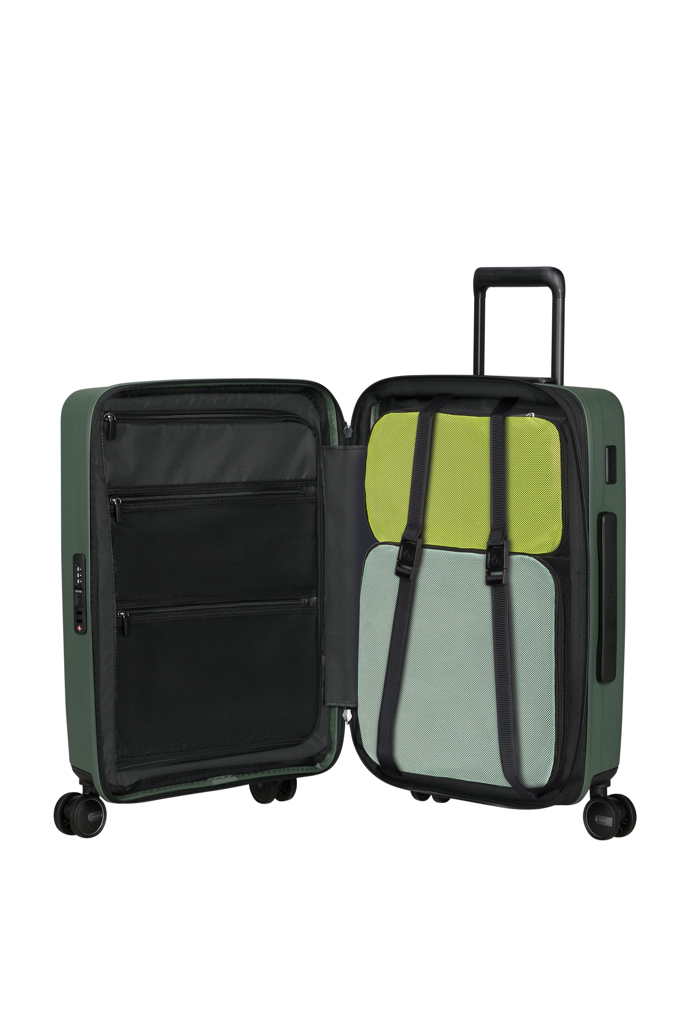 Samsonite RESTACKD Trolley S mit Vortasche, SAGE