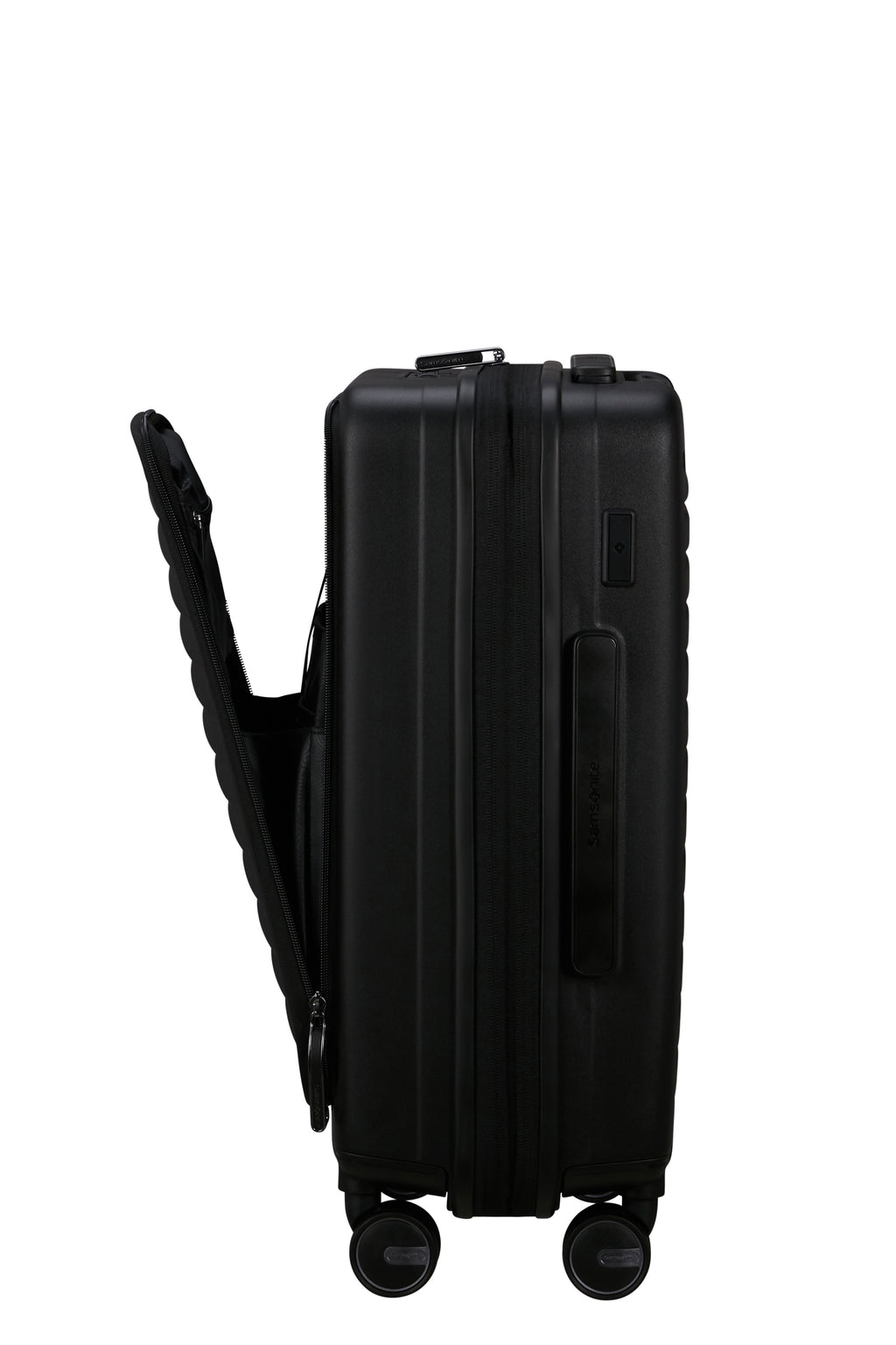 Samsonite RESTACKD Trolley S mit Vortasche, BLACK