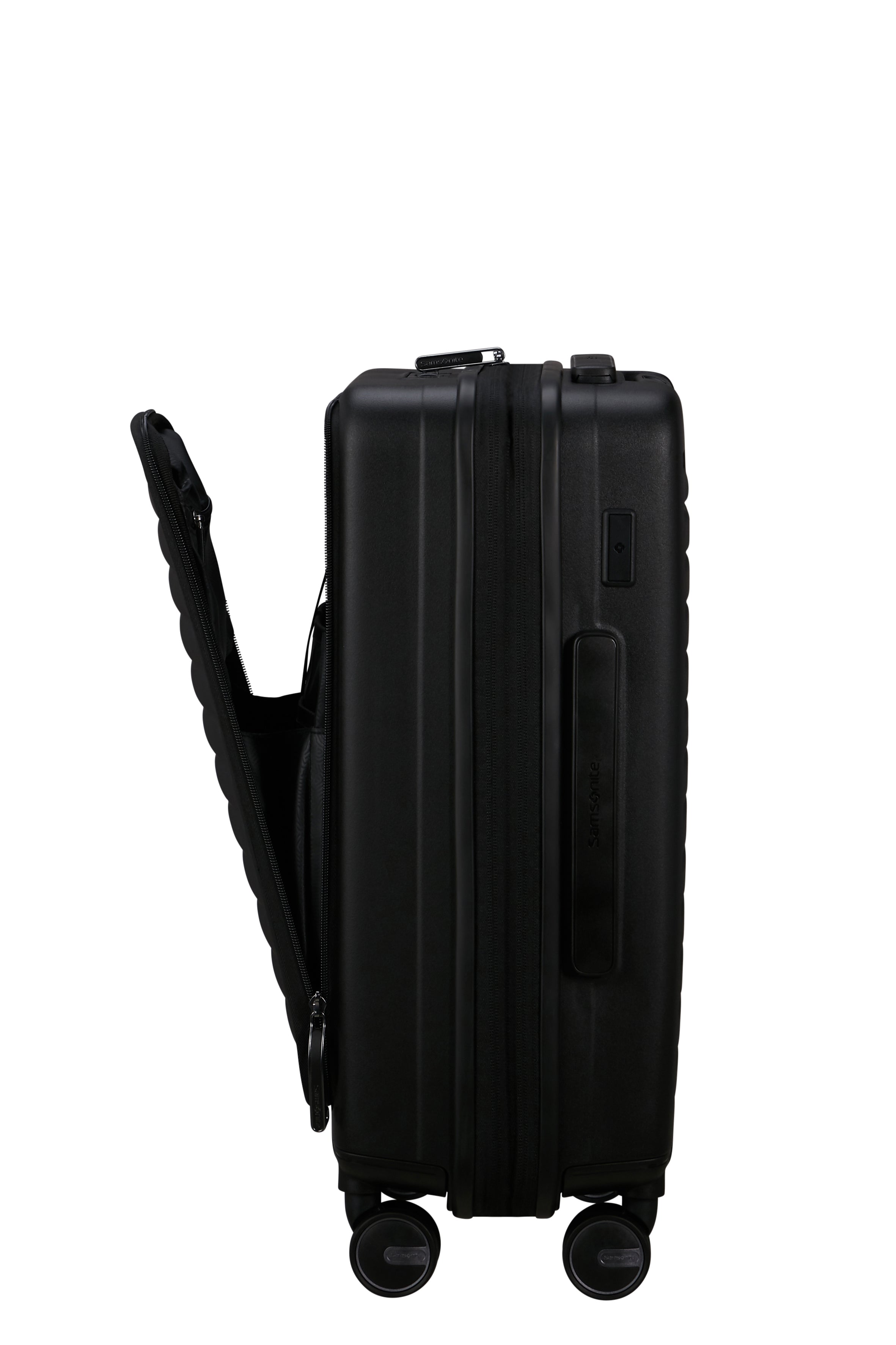 Samsonite RESTACKD Trolley S mit Vortasche, BLACK