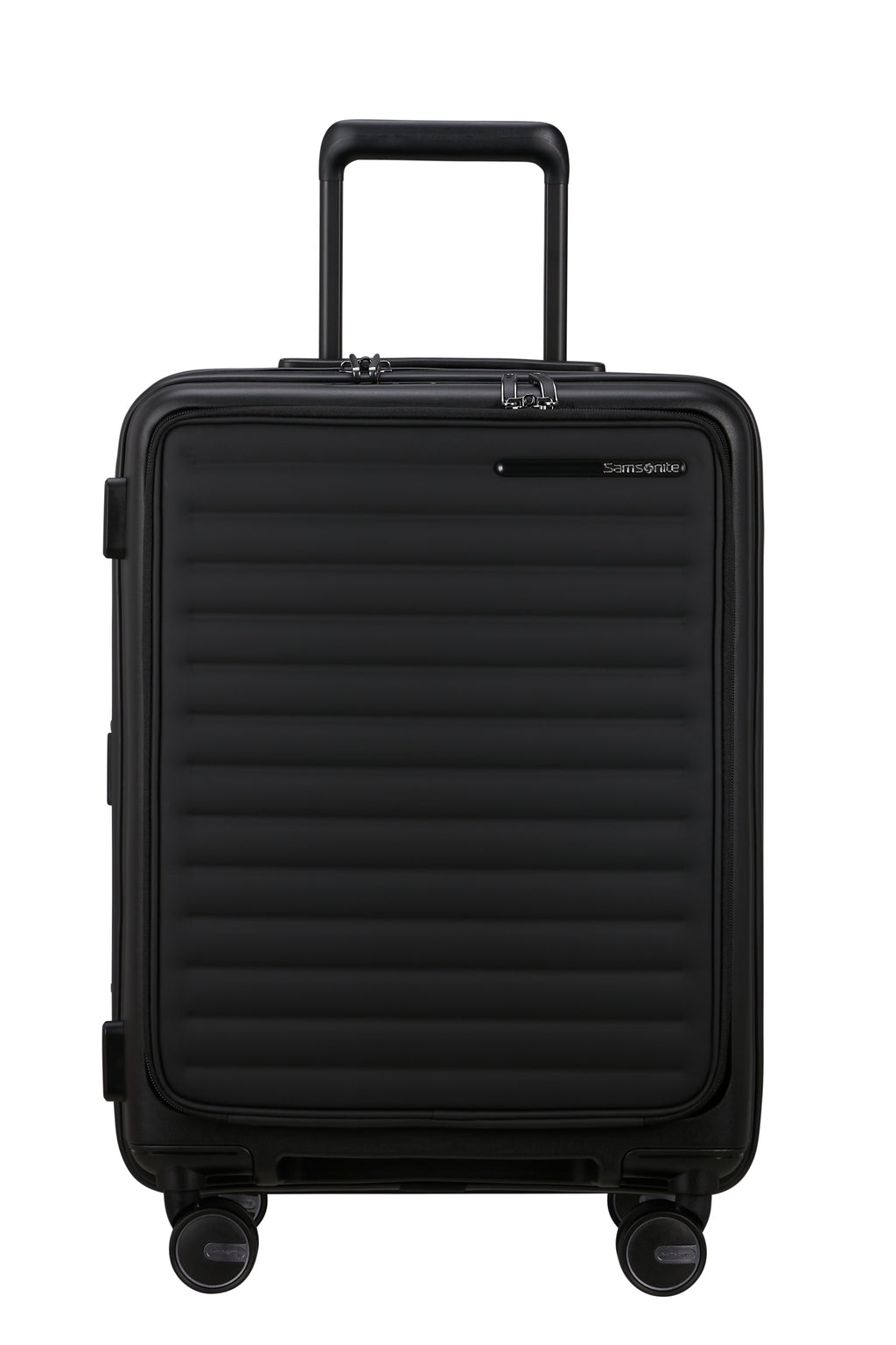 Samsonite RESTACKD Trolley S mit Vortasche, BLACK